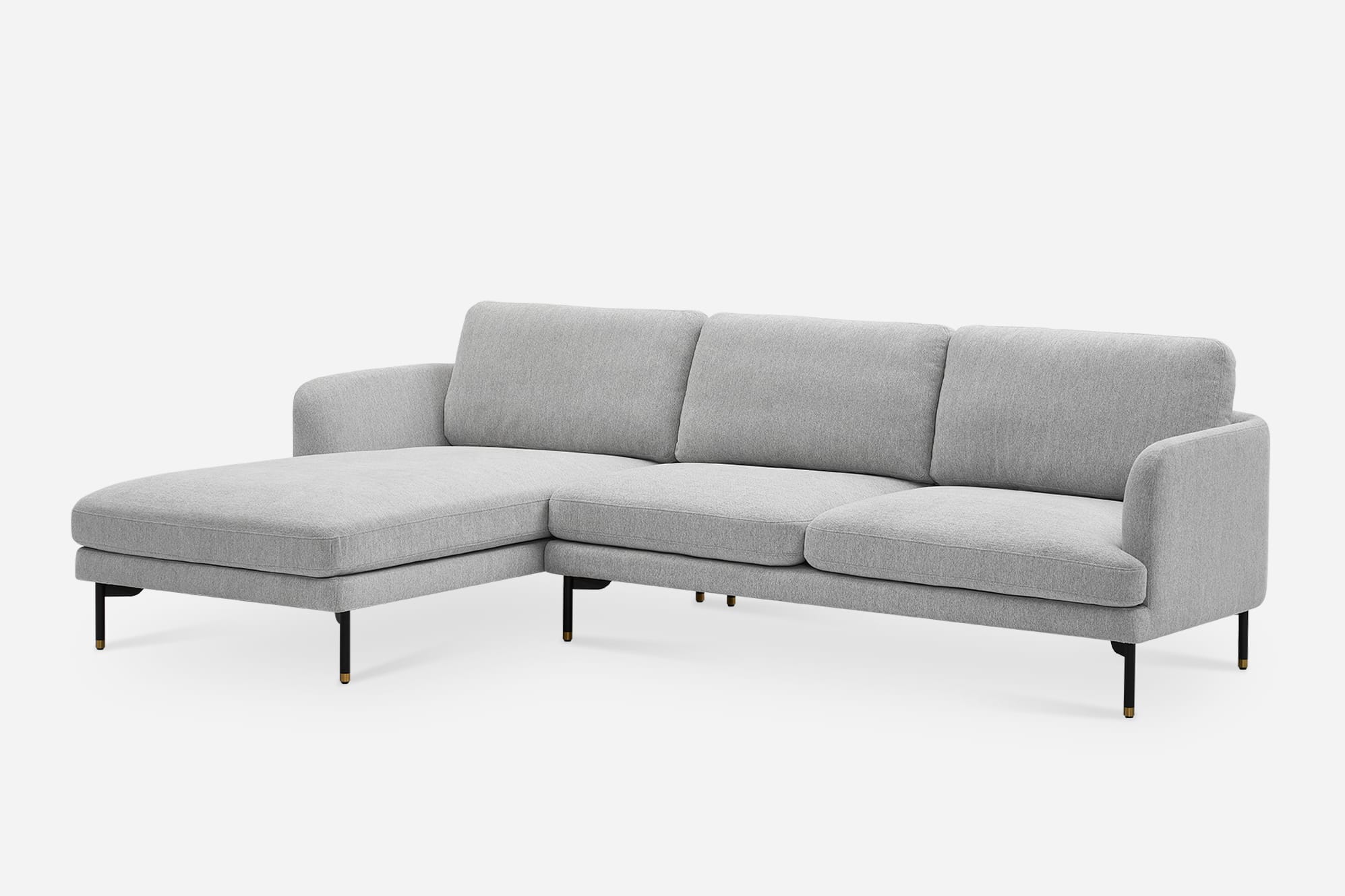 Pebble Chaise Sectional Sofa 11