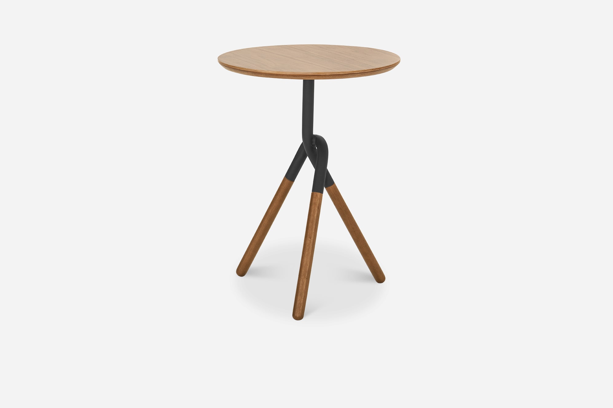 Zane Side Table, Dark Walnut 1