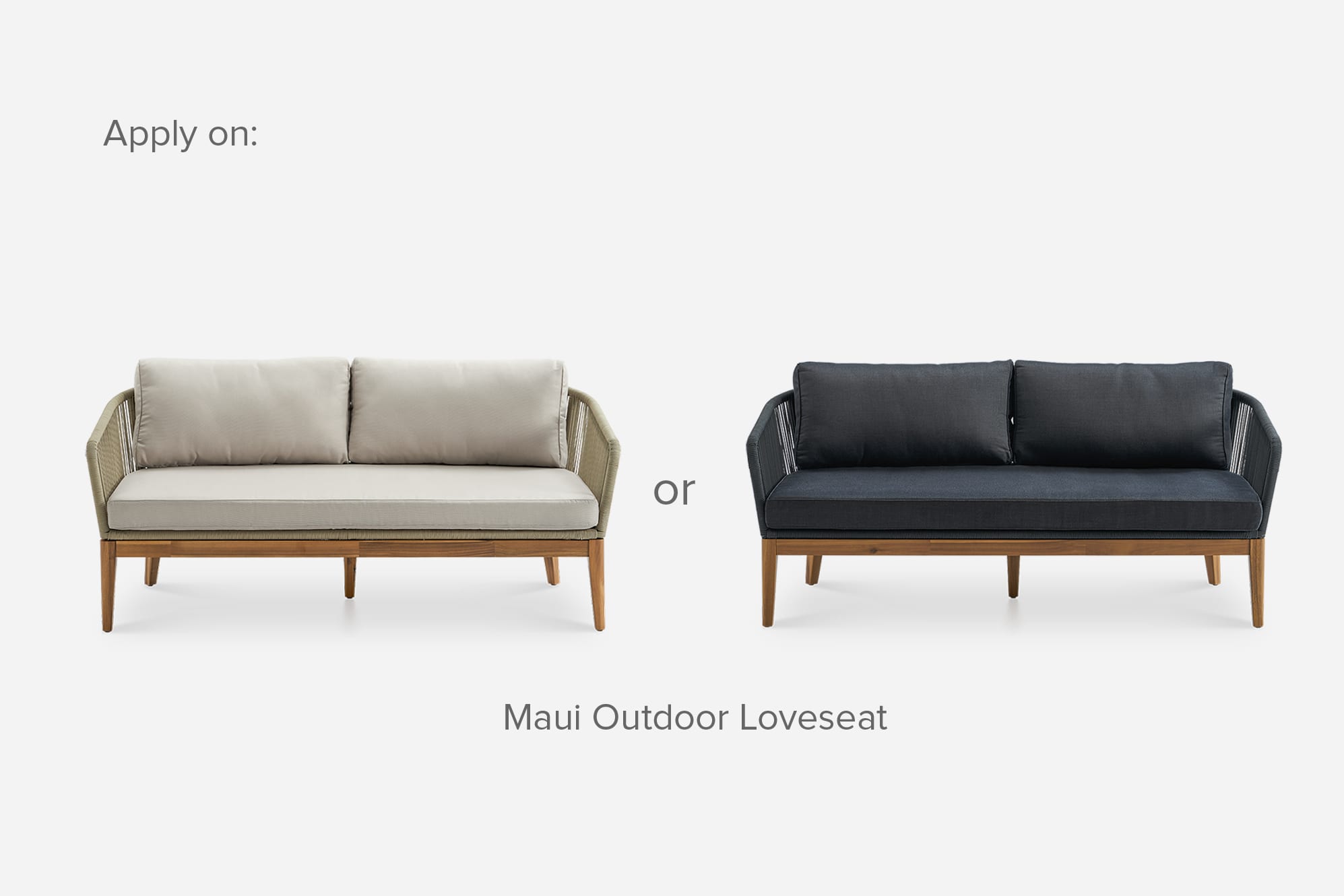 Isla/Maui Outdoor 2 Seater Sofa Cover 4