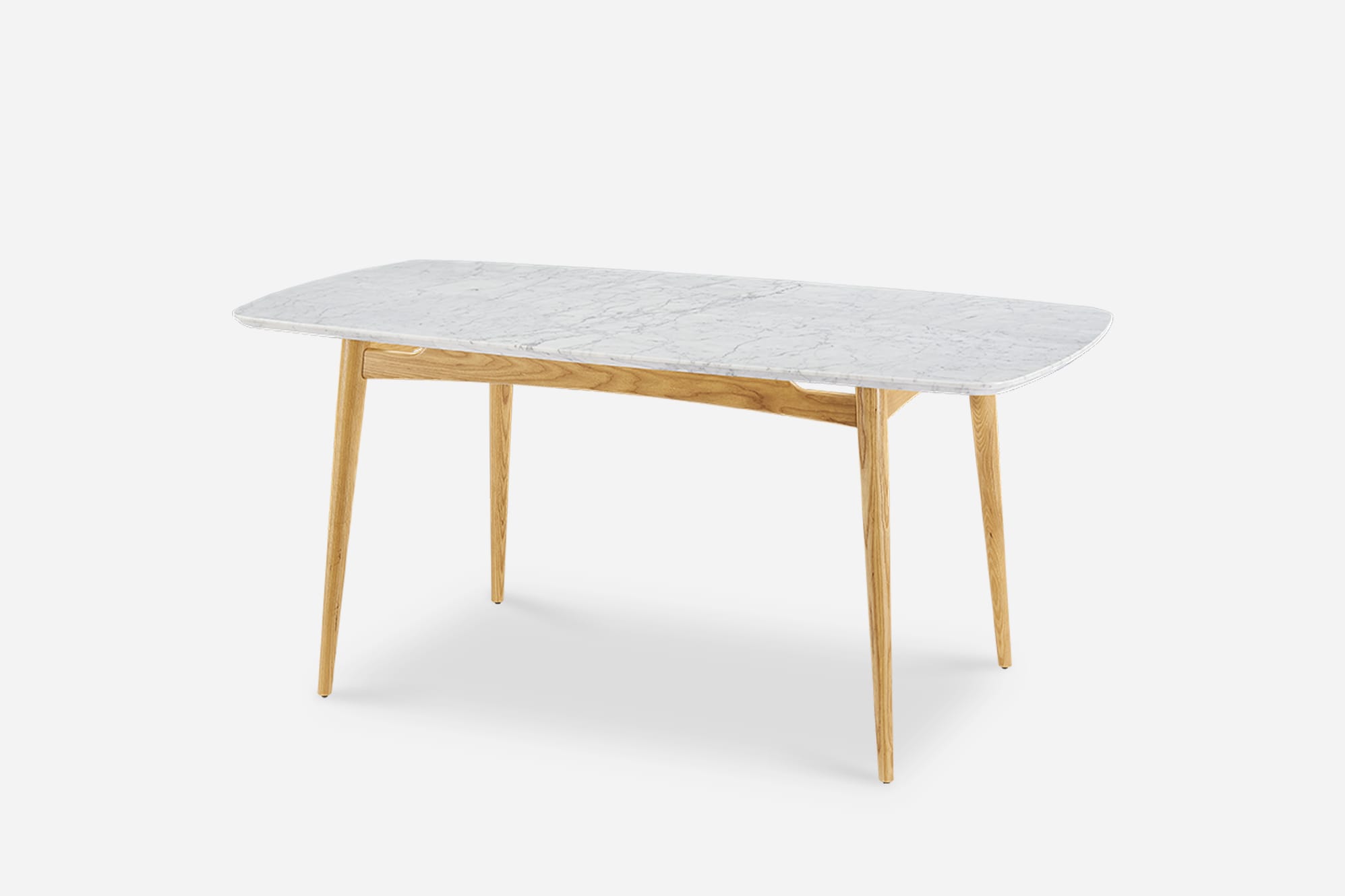 Kelsey Marble Dining Table, Natural Ash 7