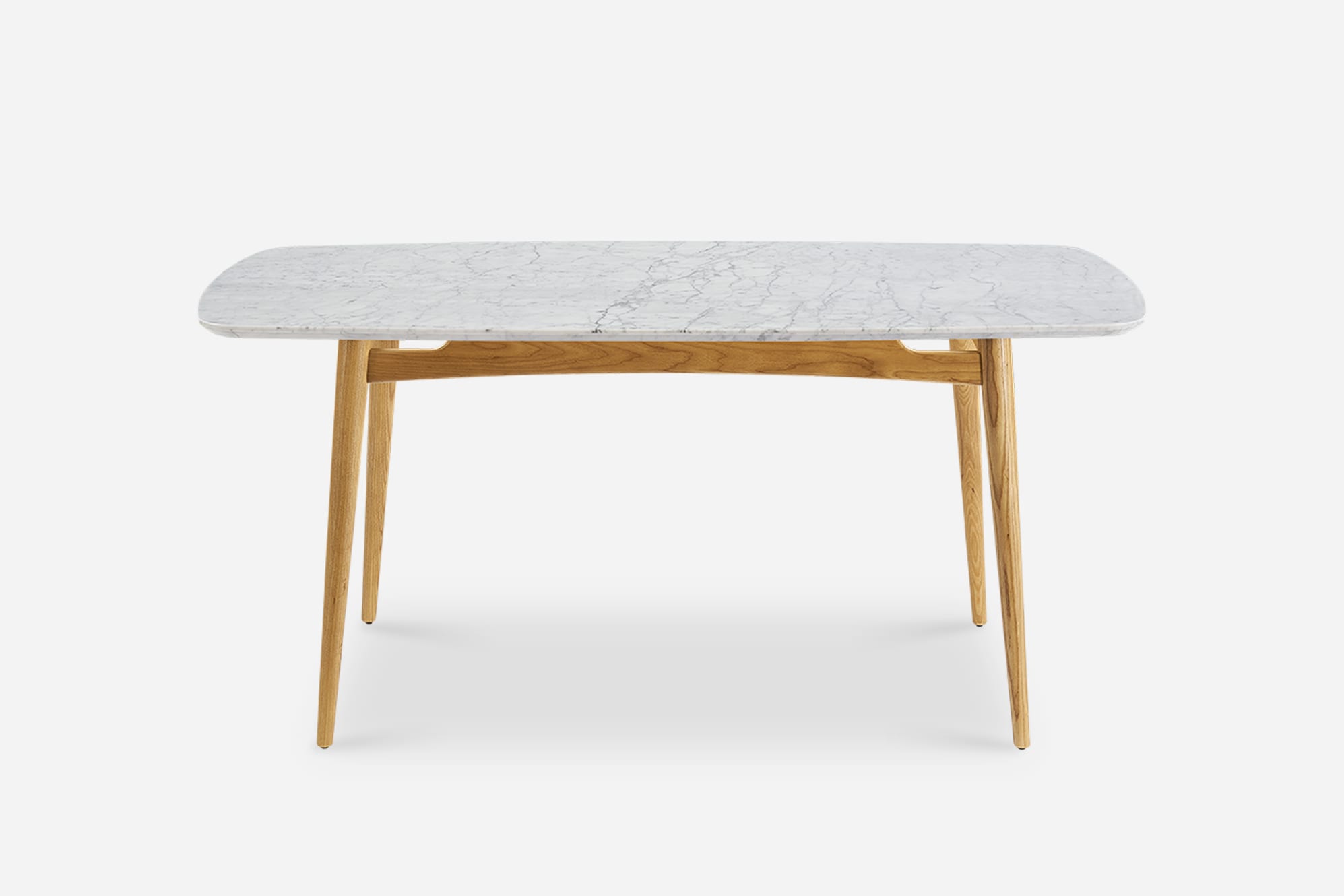 Kelsey Marble Dining Table, Natural Ash 2