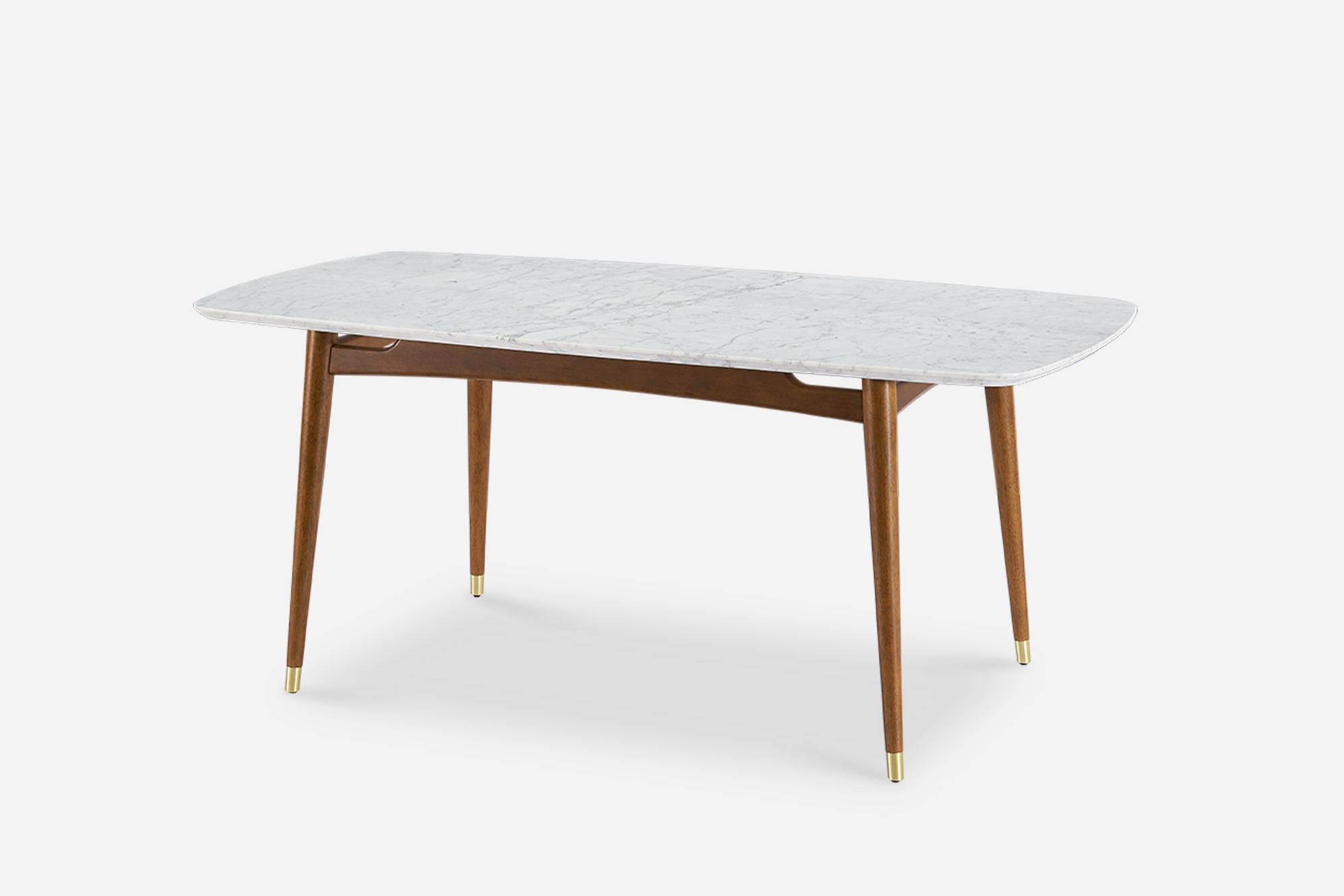 Kelsey Marble Dining Table, Walnut Stain 9