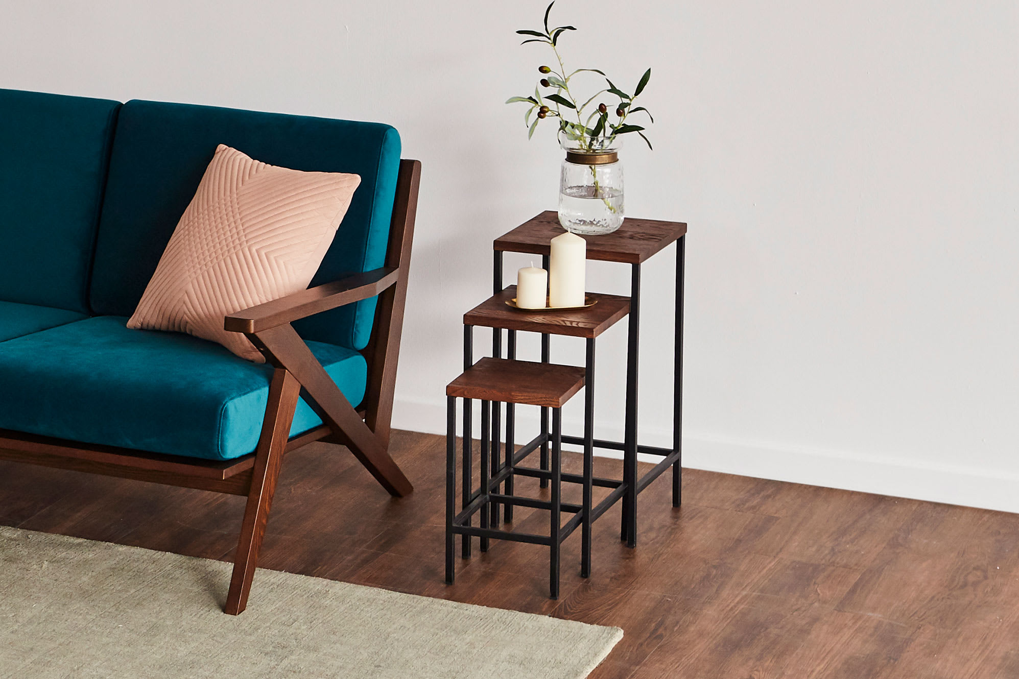 Maya Nesting Side Tables, Set of 3 4