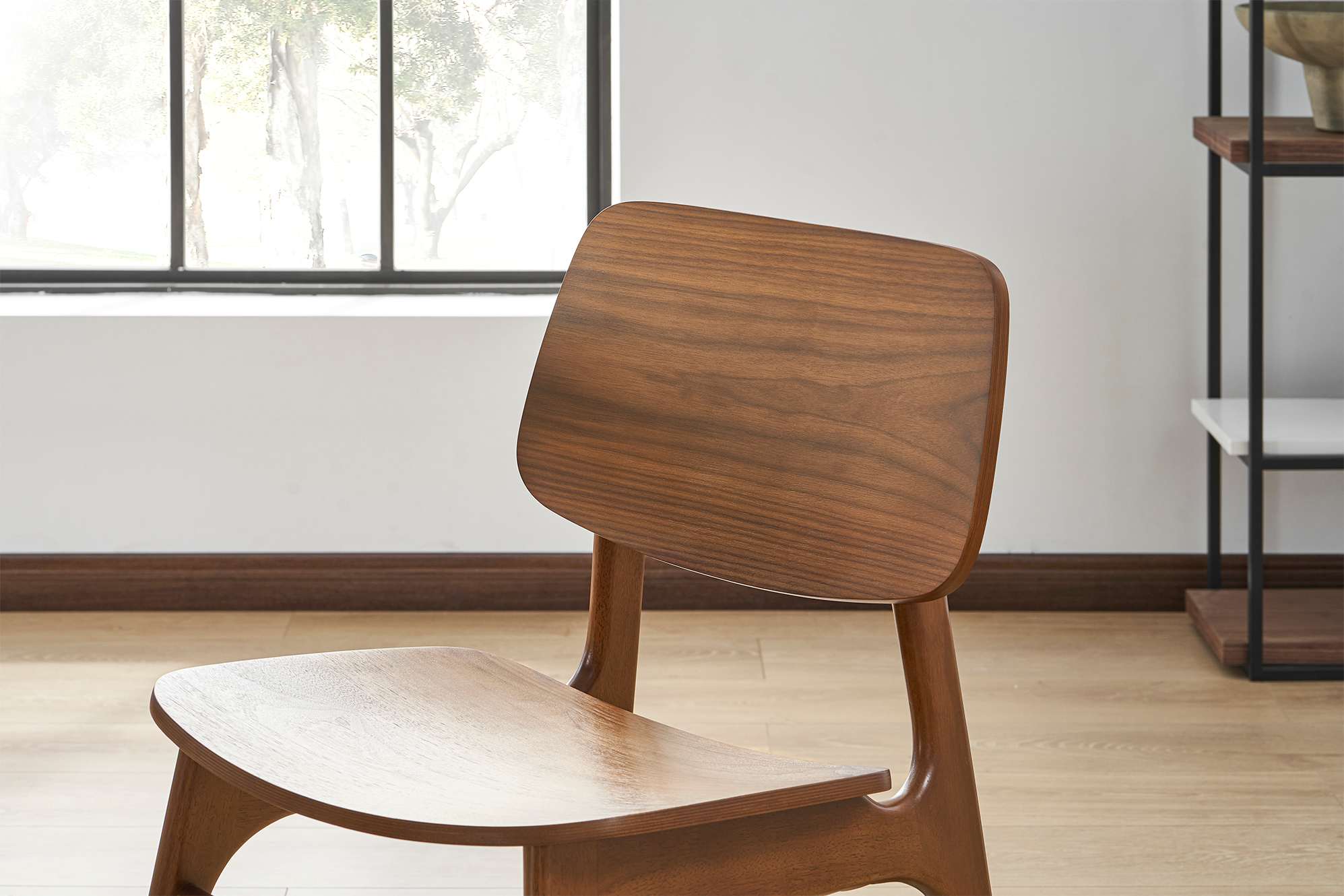 Joshua Chair, Dark Walnut 3