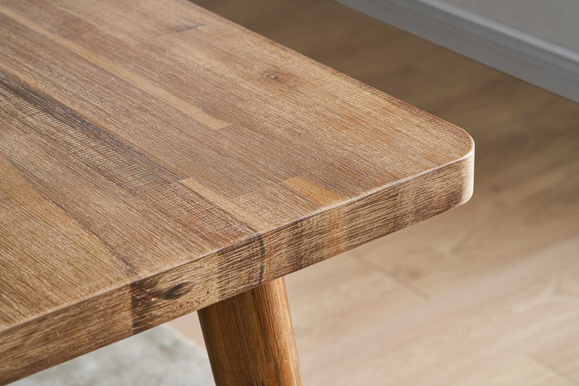 Seb Extendable Dining Table with Bench and 2 Chairs 7