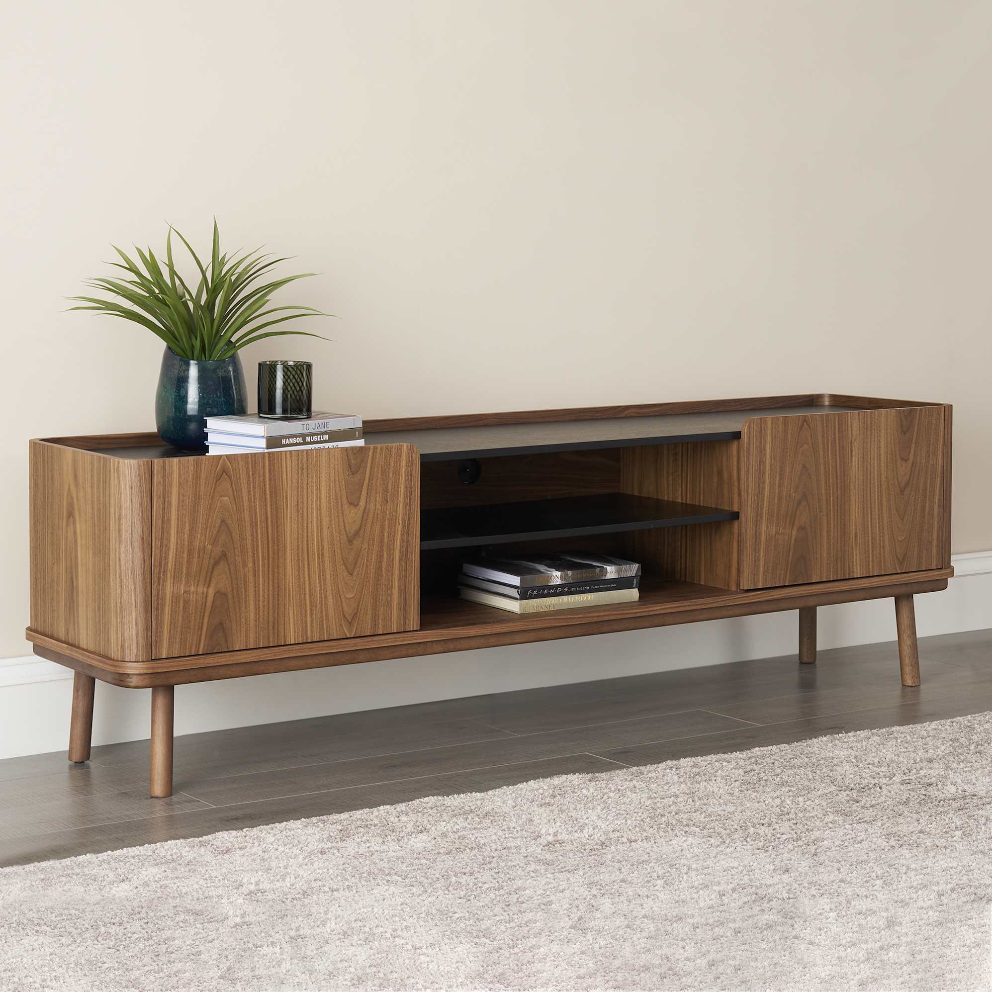 Strato TV Unit Walnut, 150cm 0