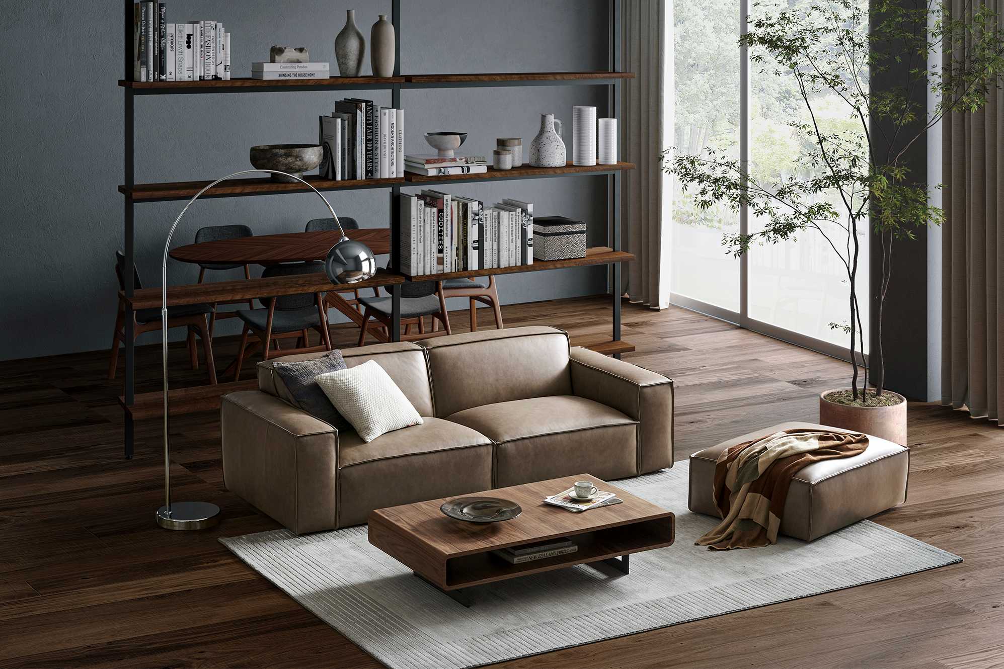 Jonathan Leather Sofa 3