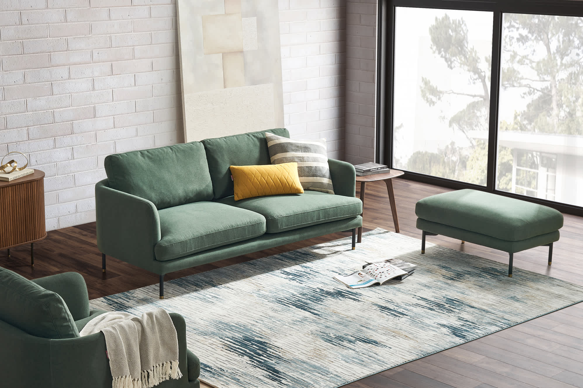 Pebble Loveseat 4