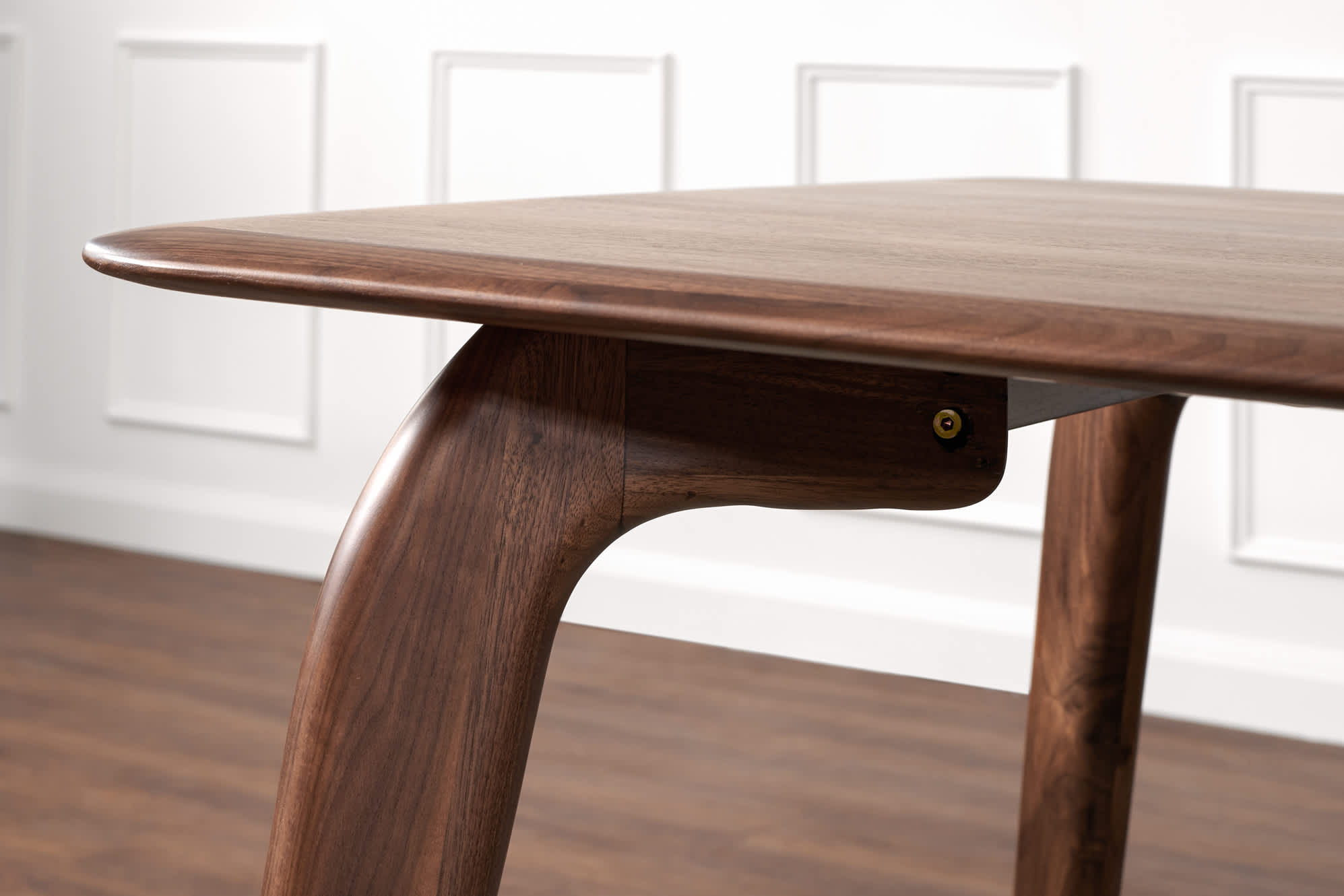 Vincent Dining Table with 4 Joshua Chairs, Walnut 3