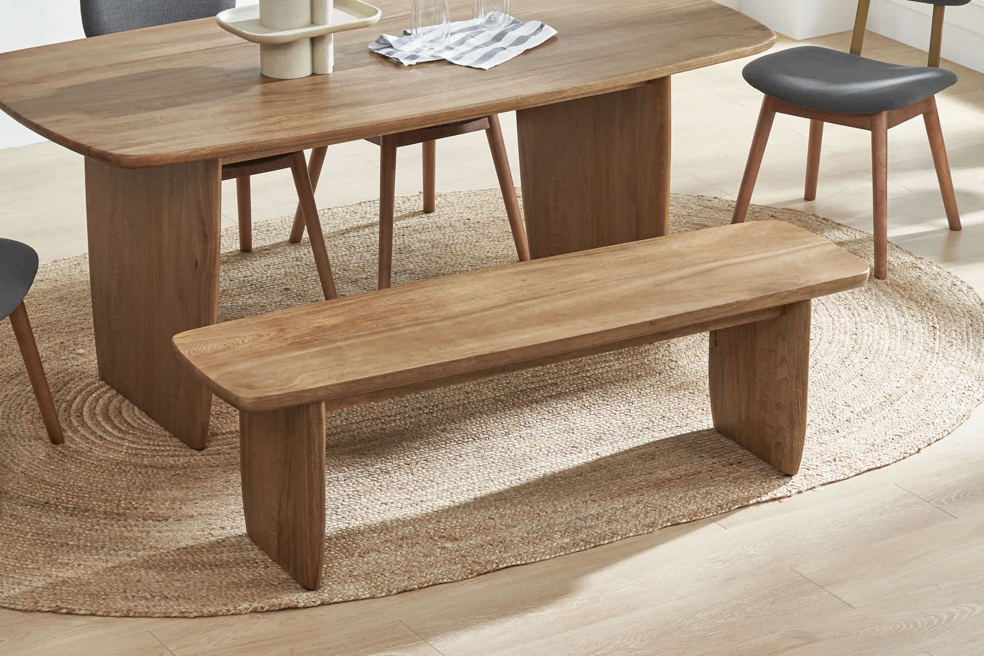 Jaxon Dining Table with Bench 4