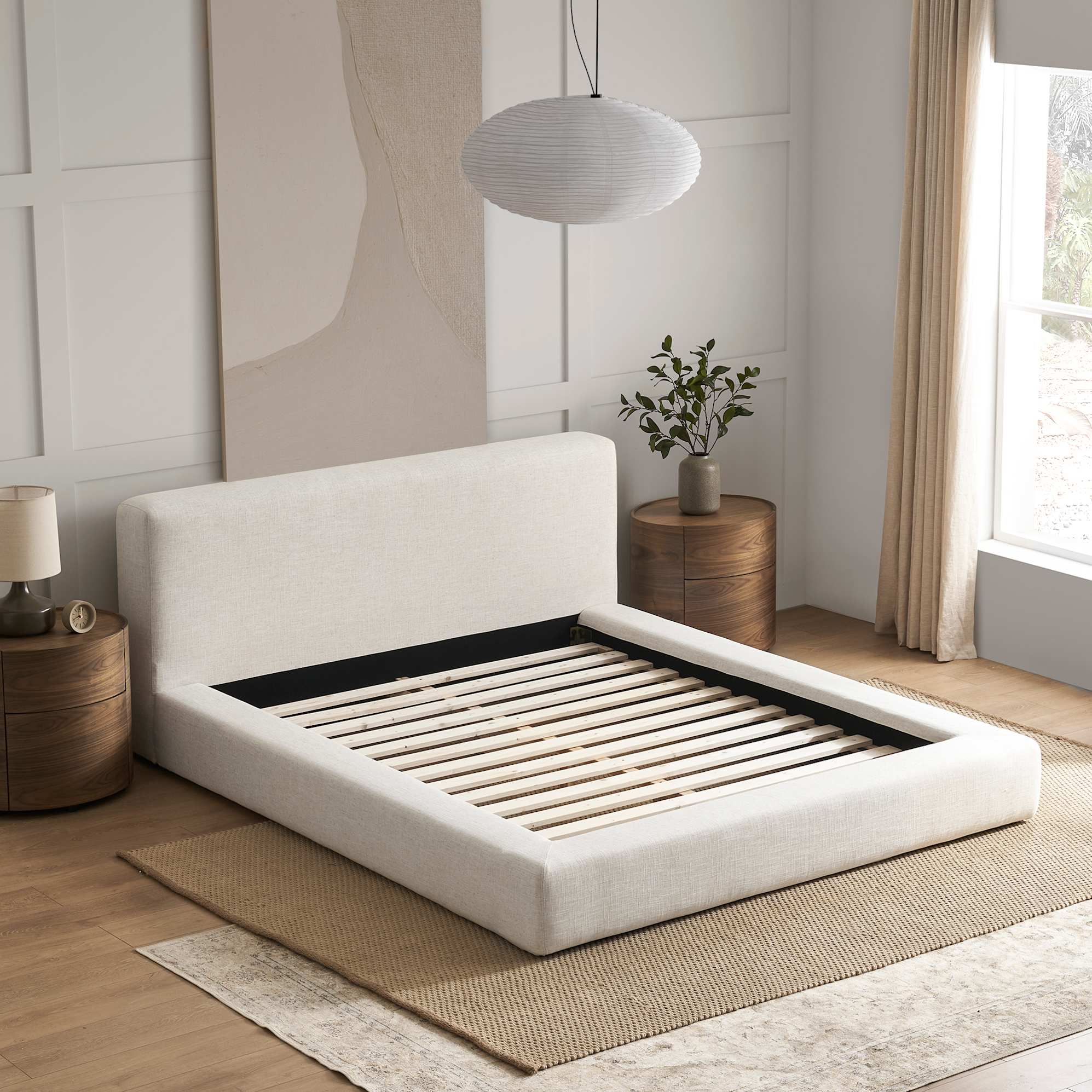 Dawson Bed with Mika Side Table Set 7