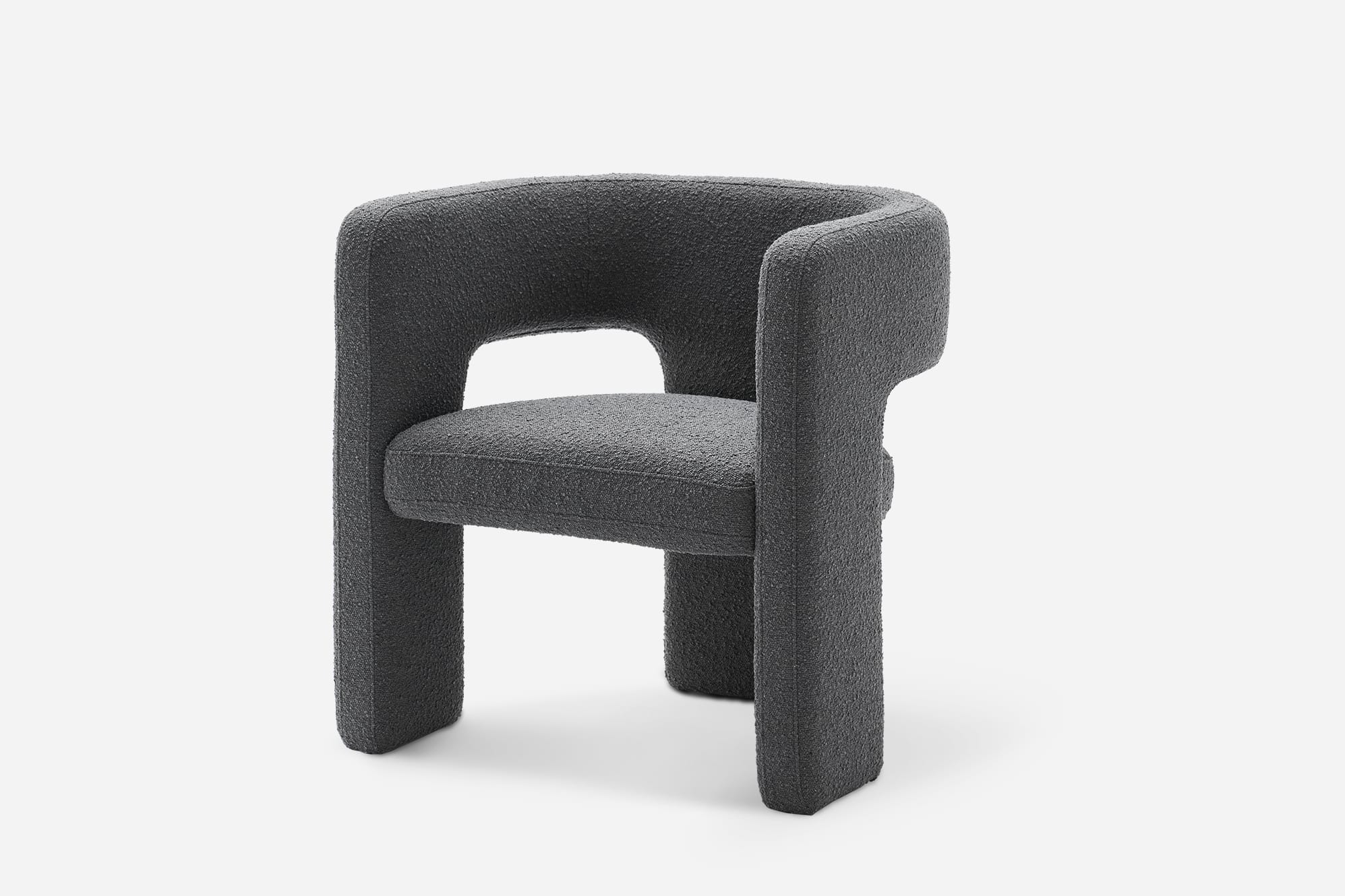 Paloma Bouclé Armchair, Storm Gray 8