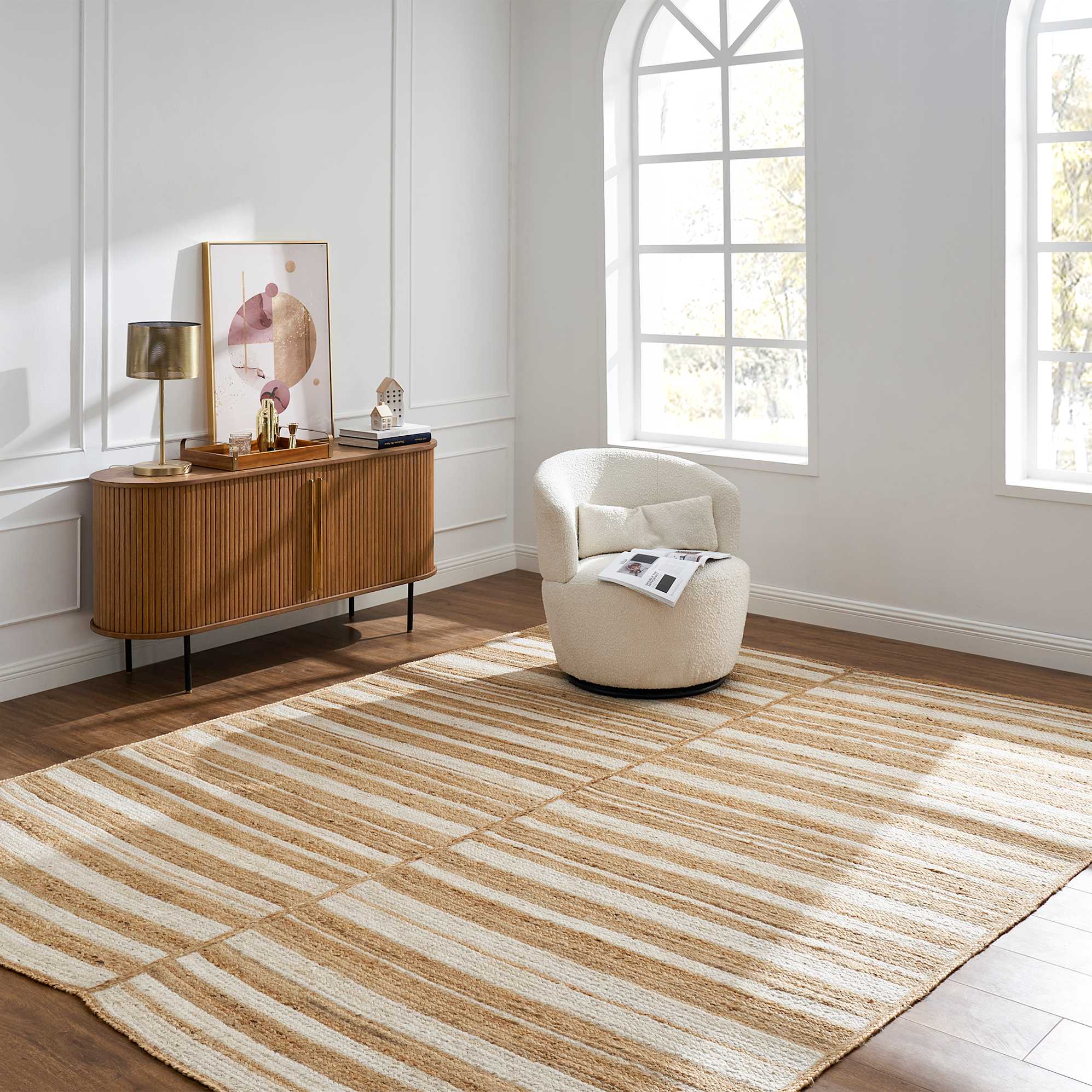Yara Jute Area Rug 0