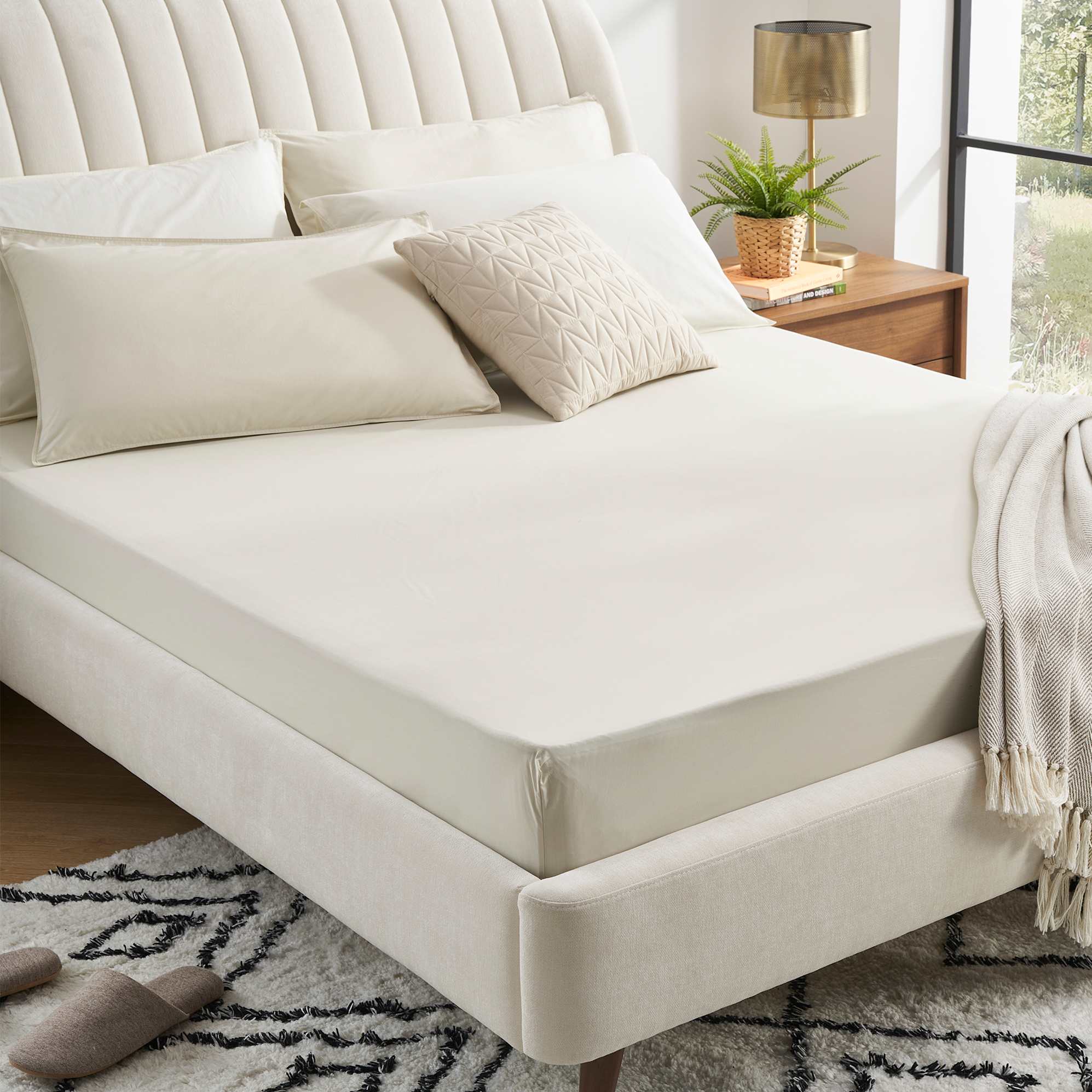 Percale Fitted Sheet 0