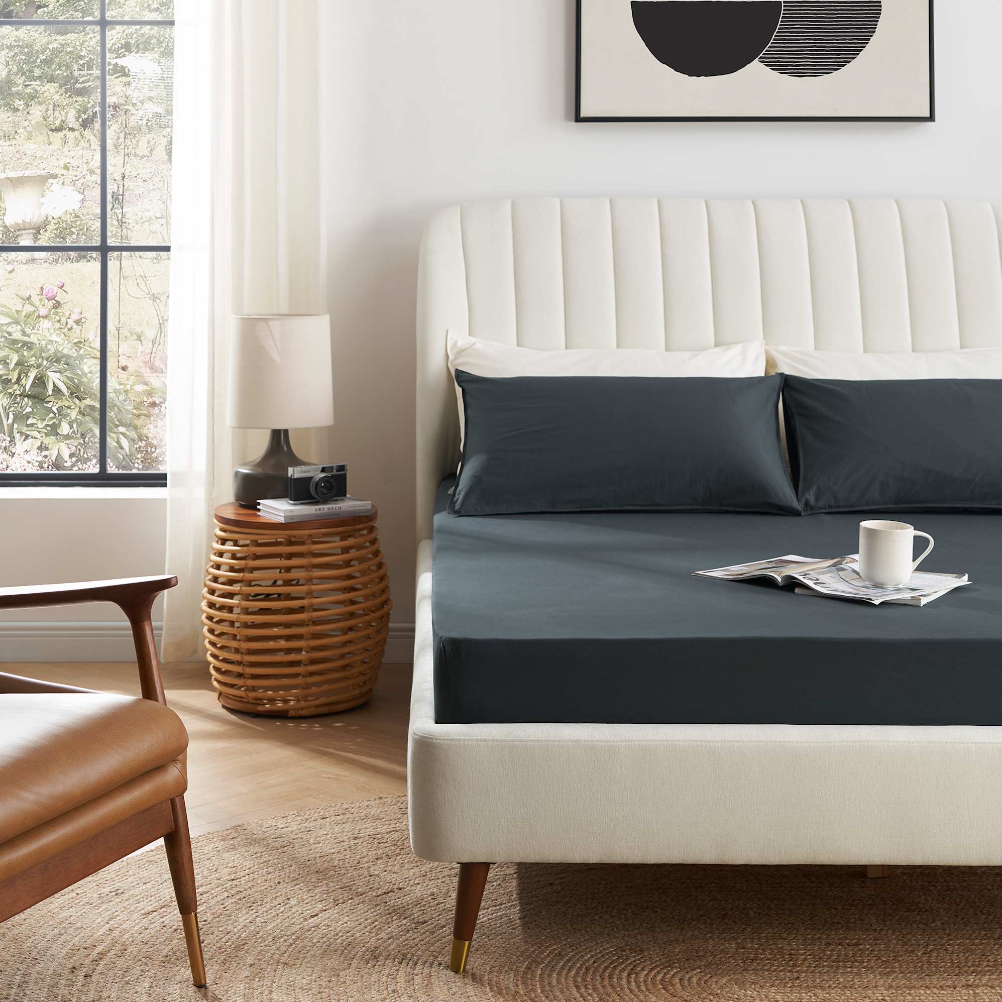 Percale Standard Size Pillowcase, Set of 2 3