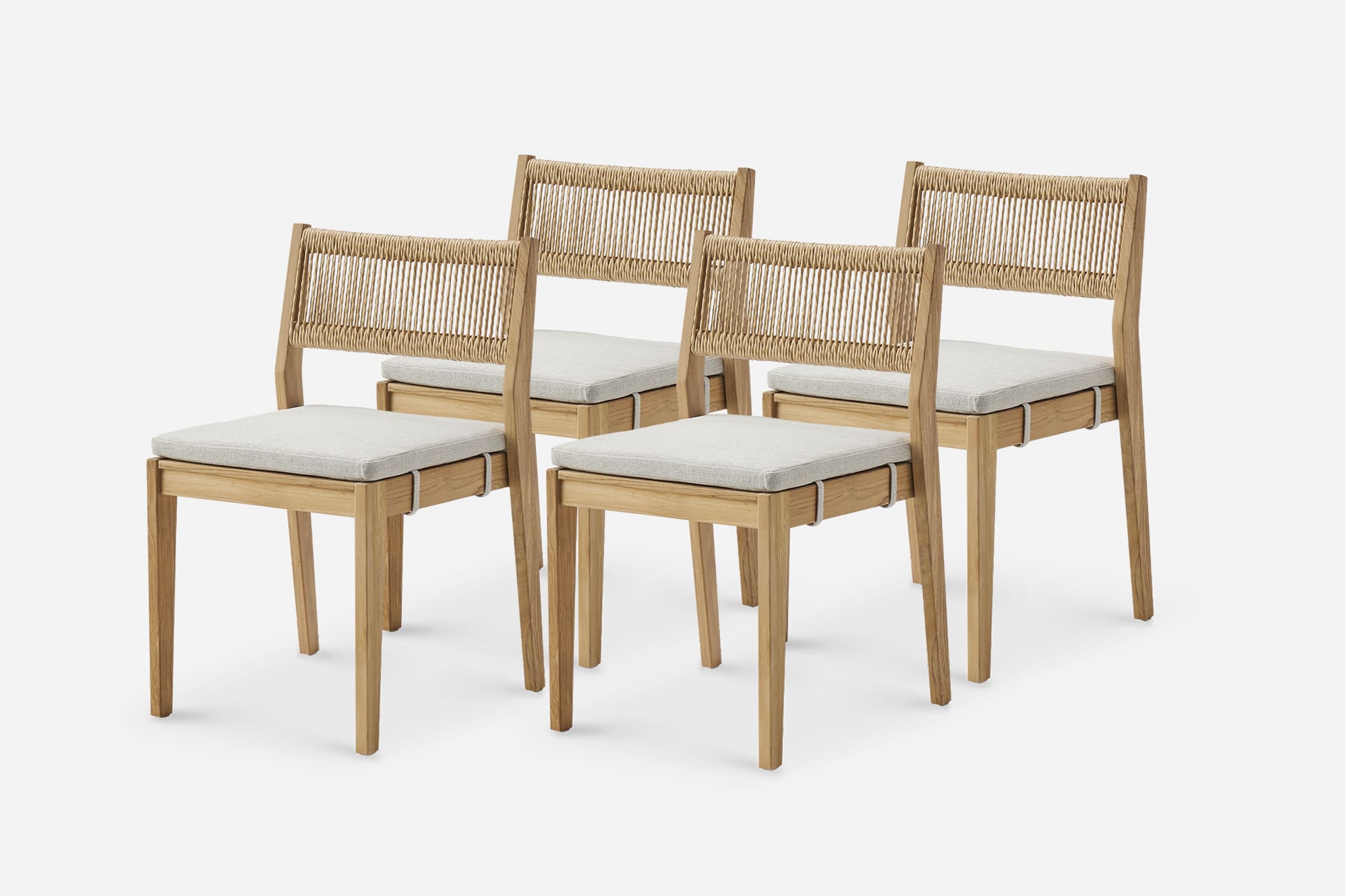 Rio Outdoor Dining Chair Set 2