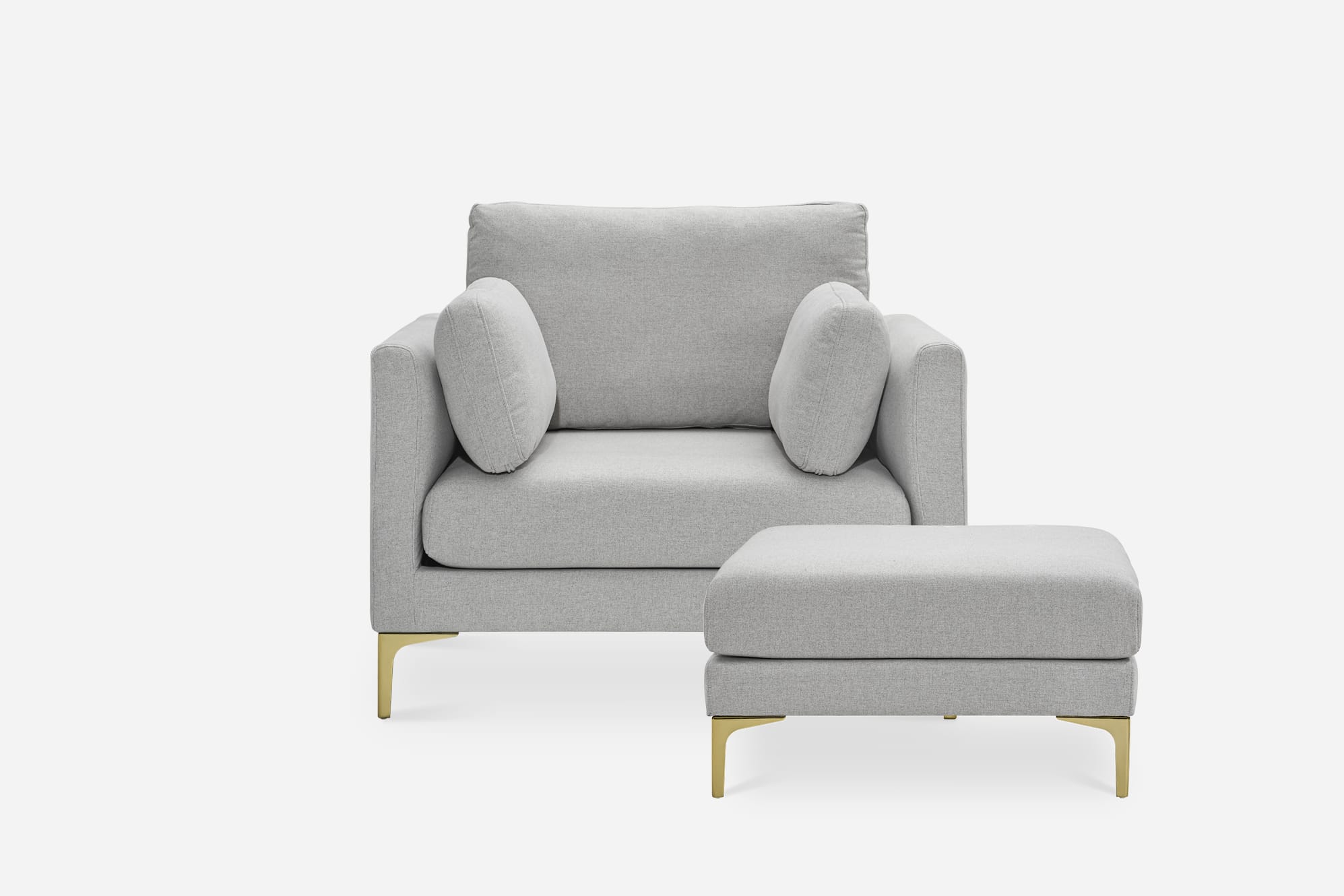 Adams Armchair with Ottoman 0