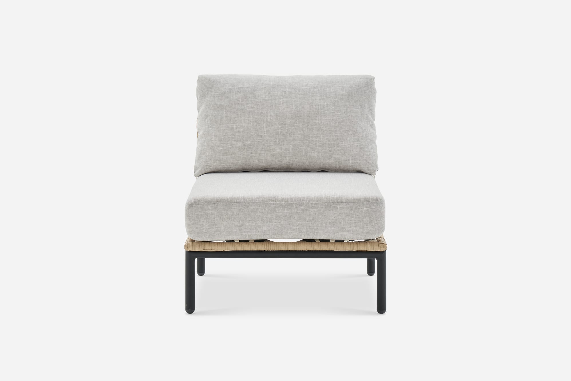 Sierra Outdoor Armless Sofa 1