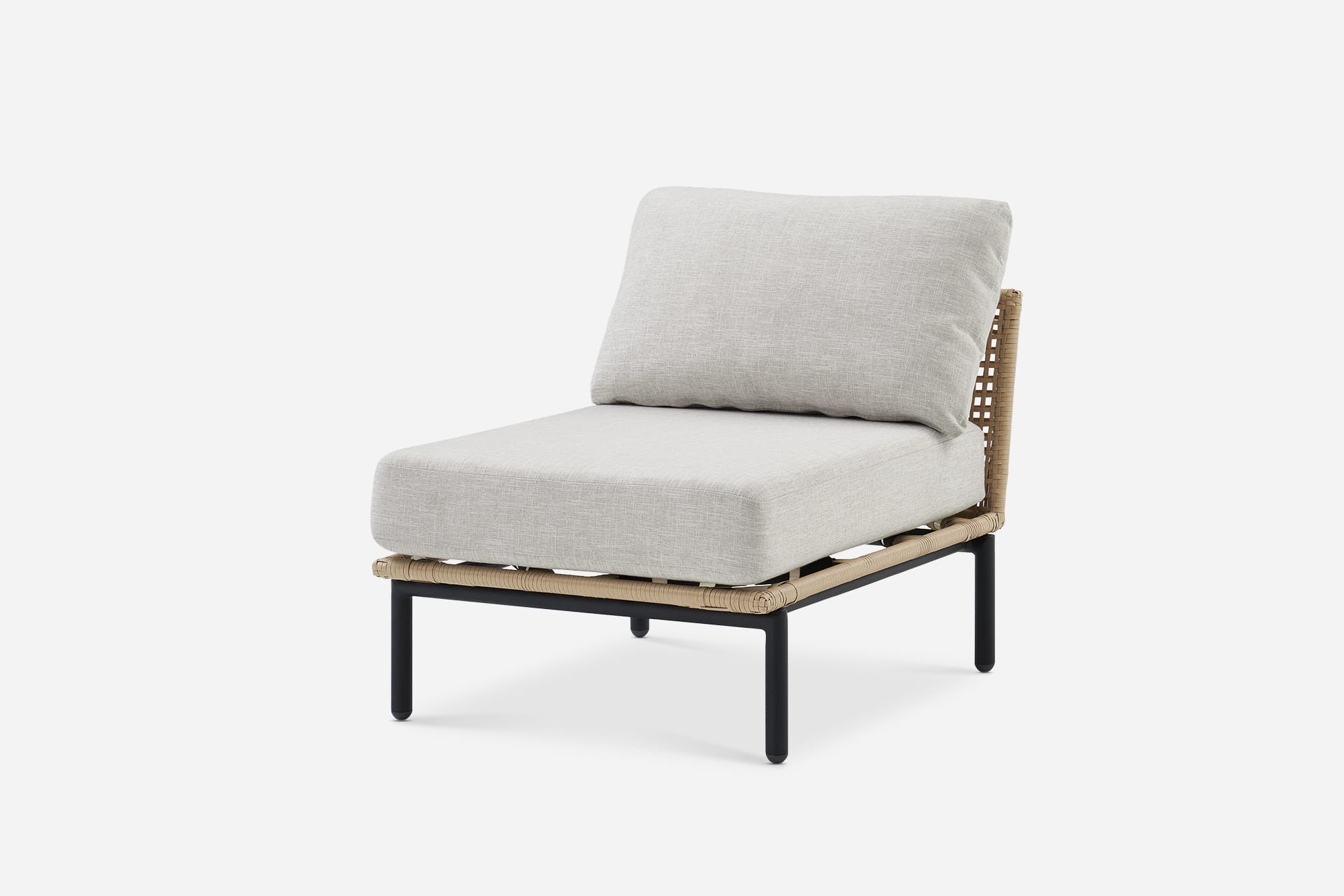 Sierra Outdoor Armless Sofa 9