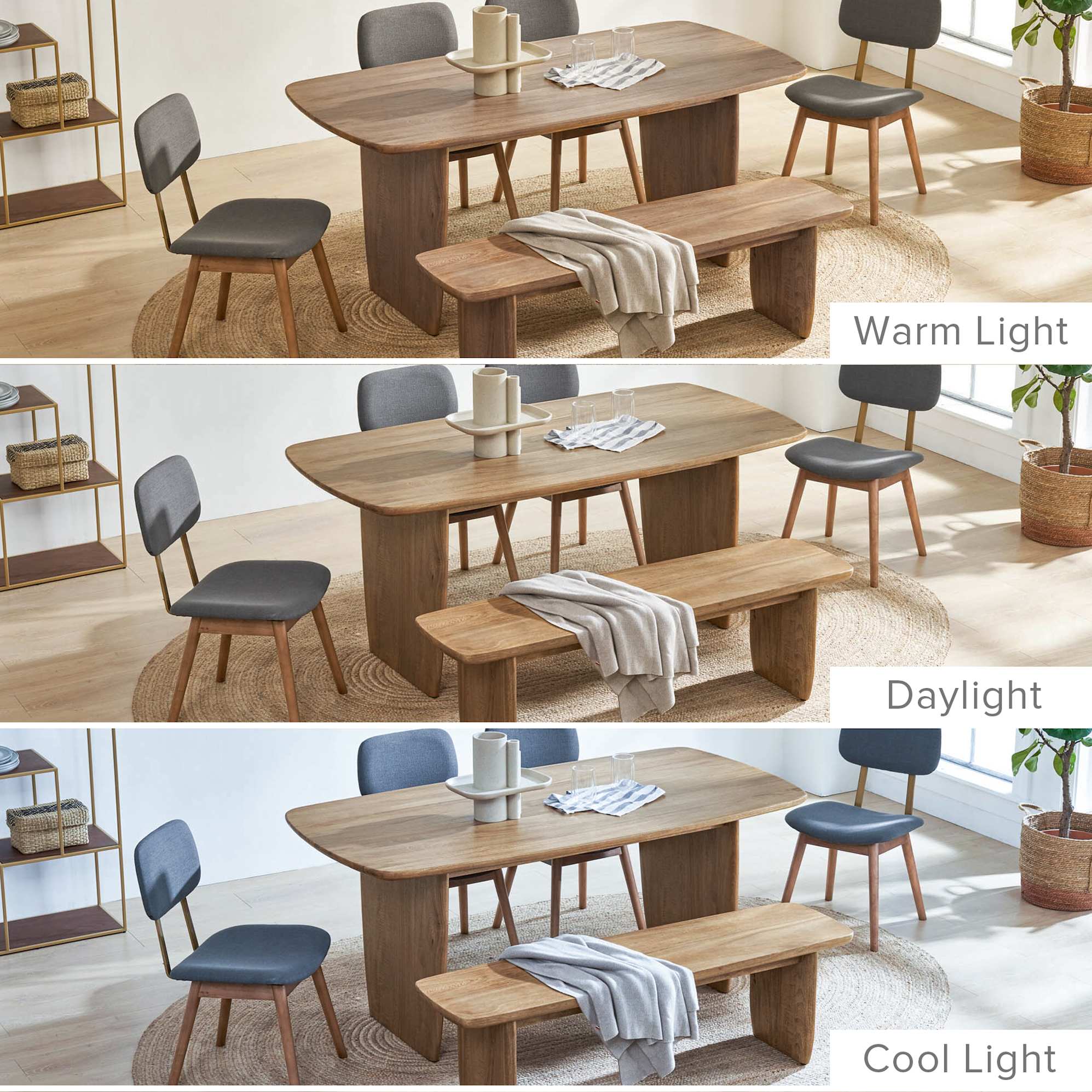 Jaxon Dining Table with Bench 8