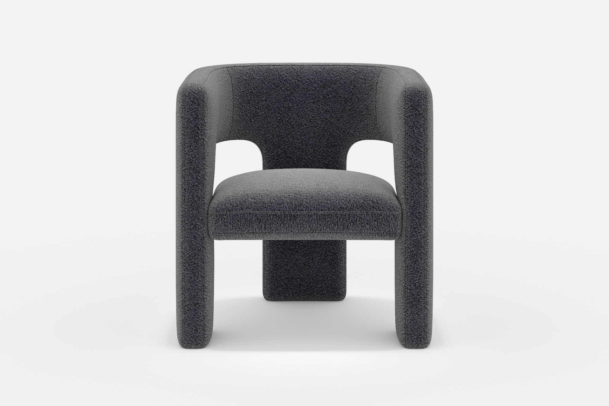 Paloma Bouclé Armchair, Storm Grey 2