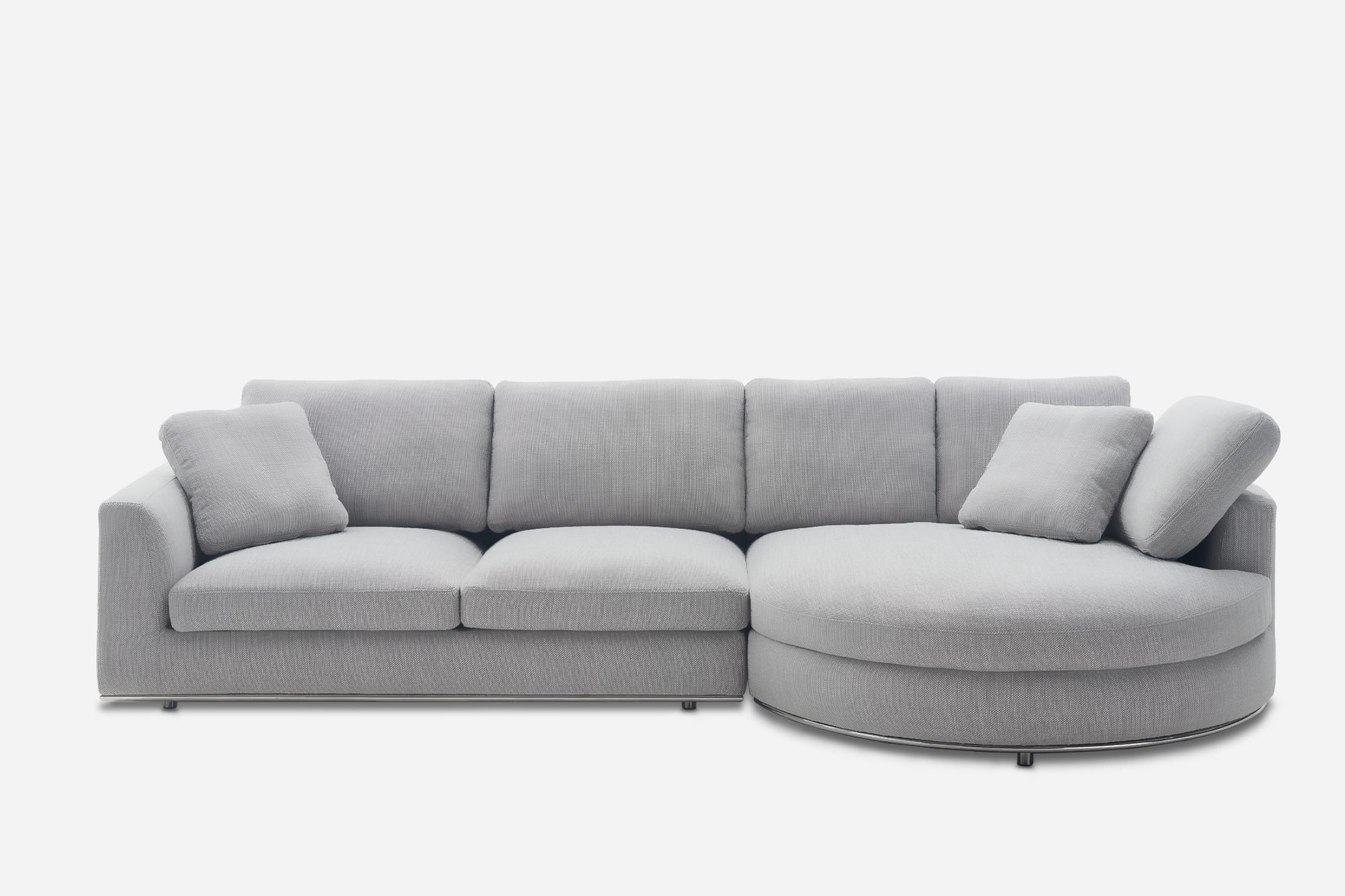 Hamilton Round Chaise Sectional Sofa 1