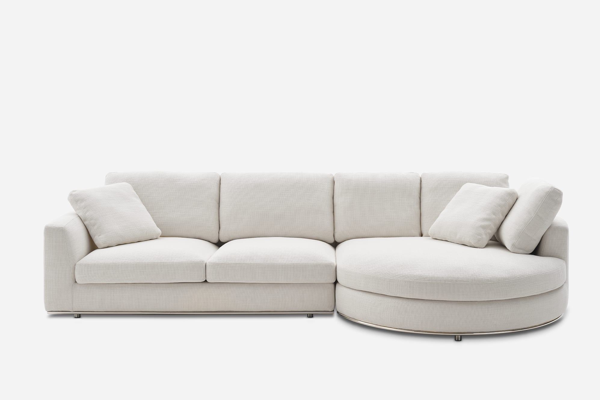 Hamilton Round Chaise Sectional Sofa 1