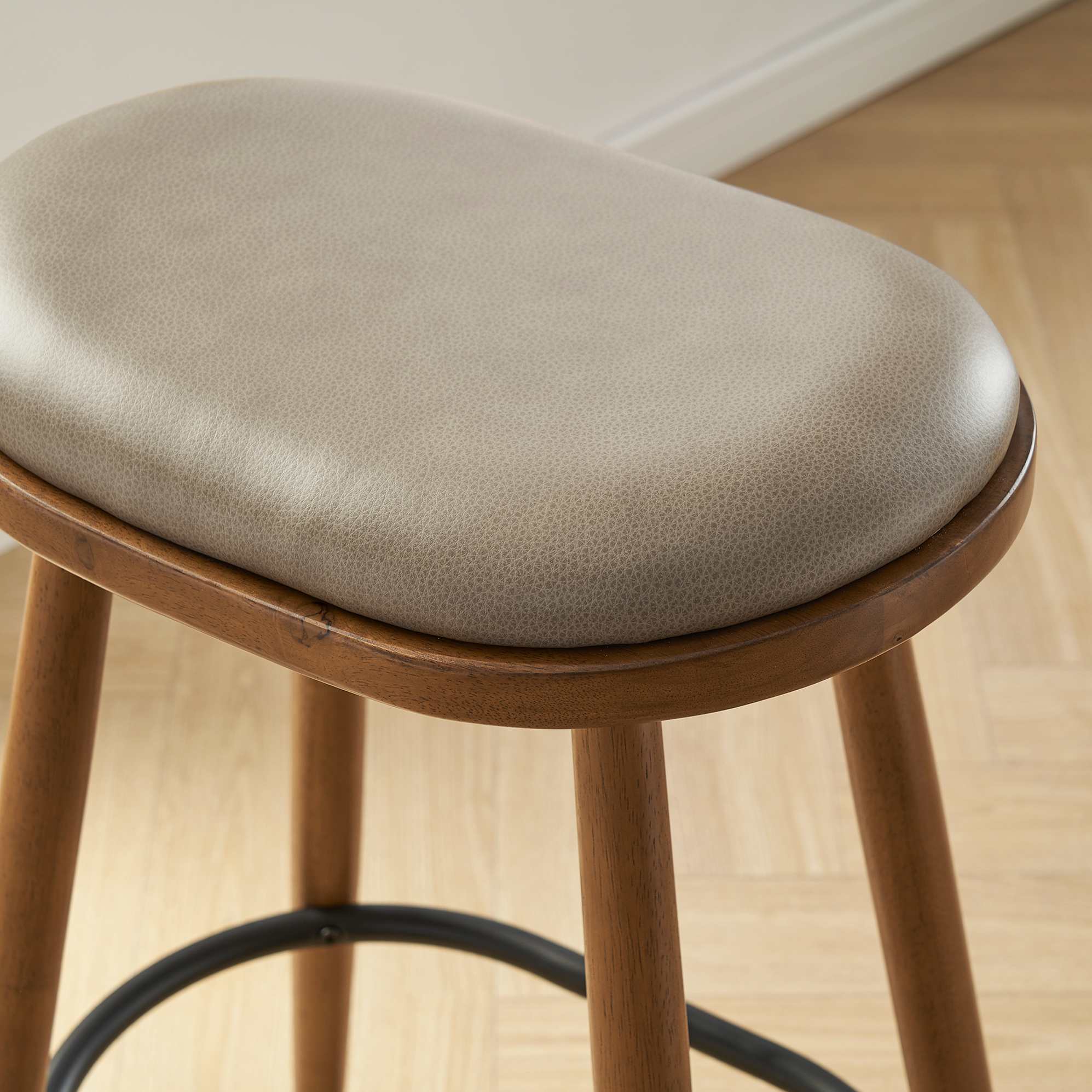 Abel Leather Counter Stool 4