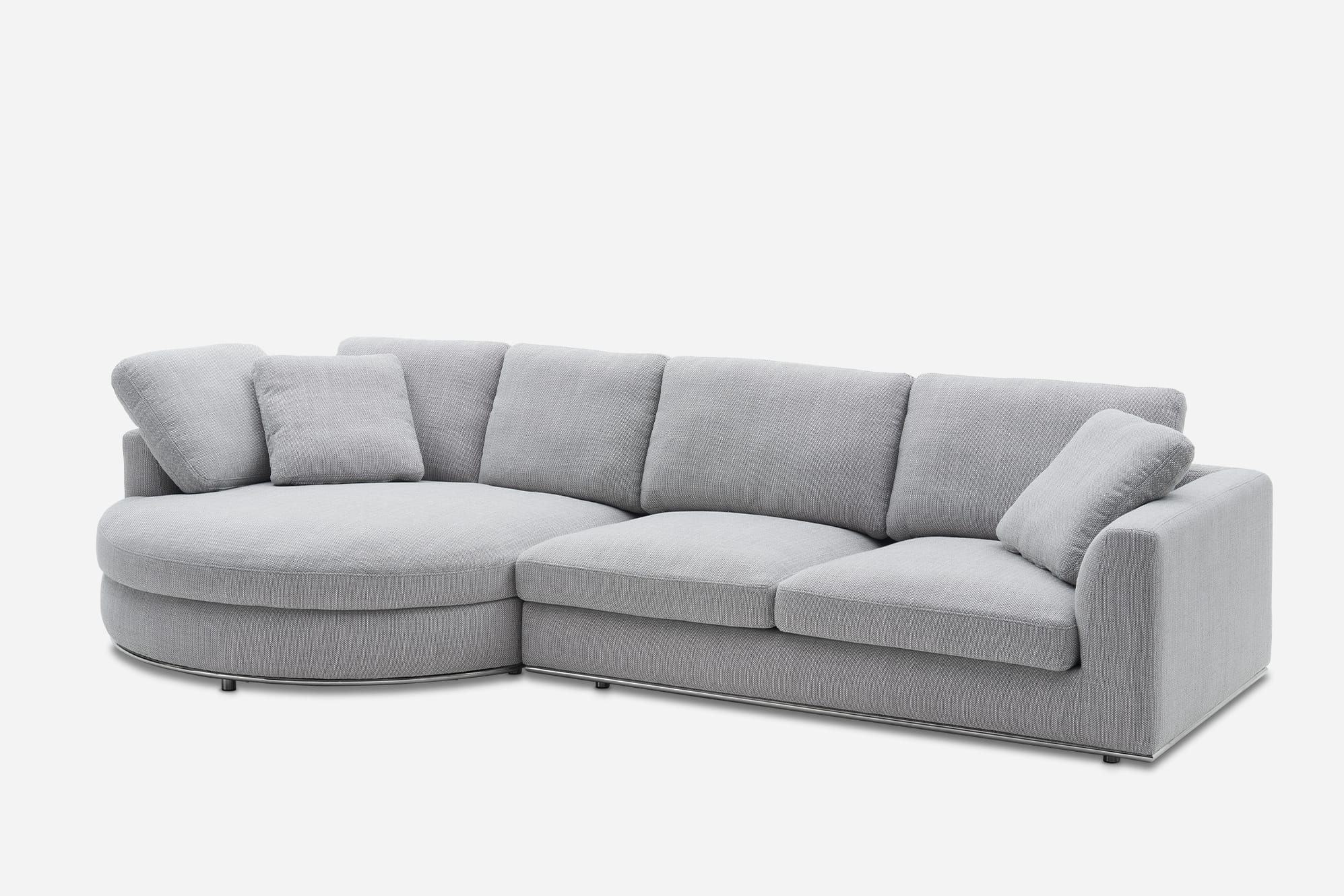 Hamilton Round Chaise Sectional Sofa 7