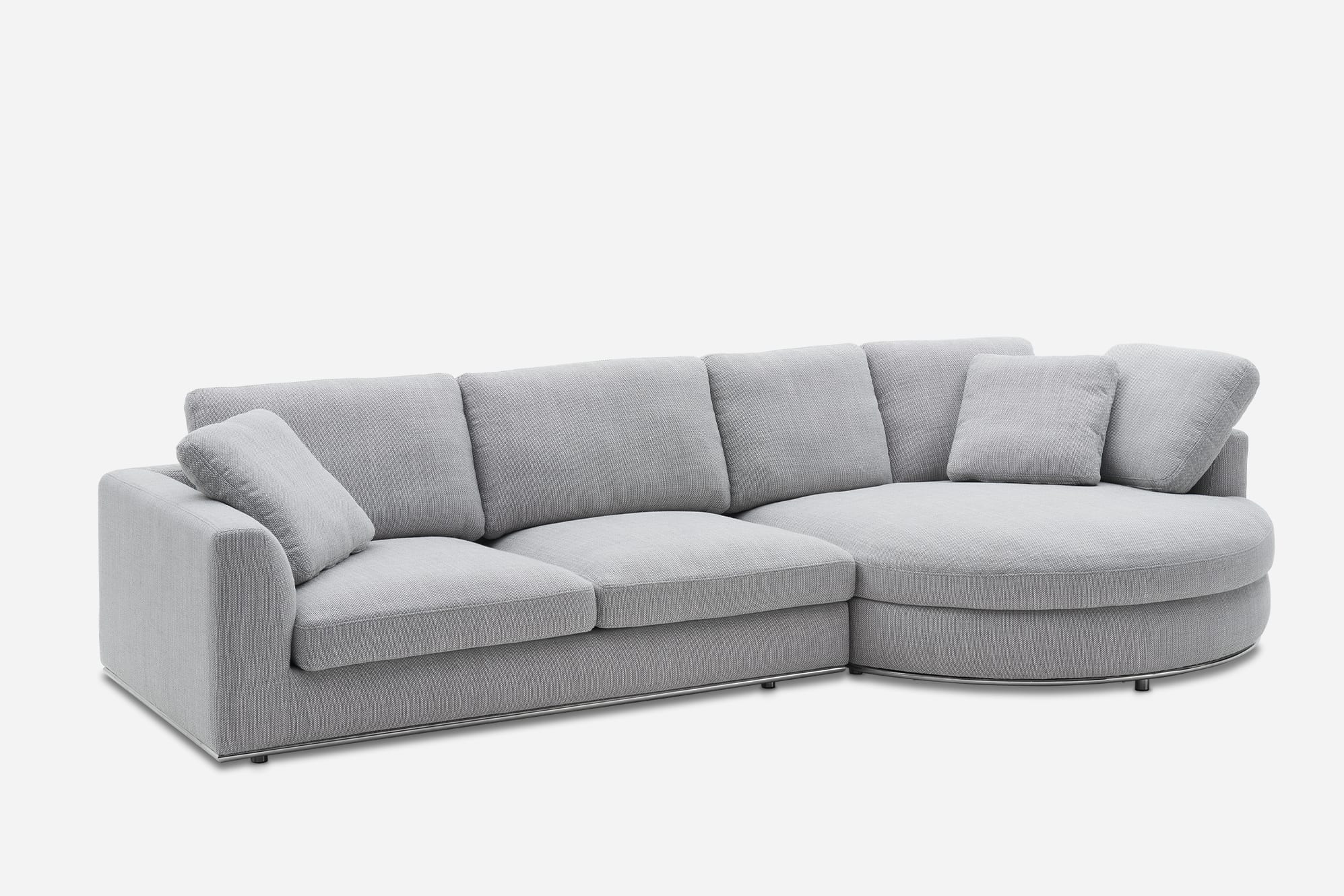 Hamilton Round Chaise Sectional Sofa 7