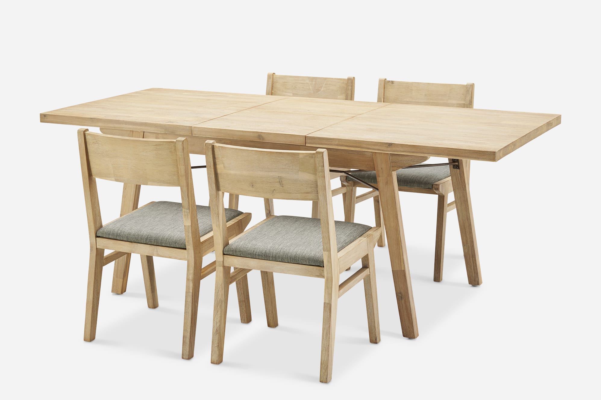 Miles Extendable Dining Table, 59" - 78.7" with 4 Chairs 12