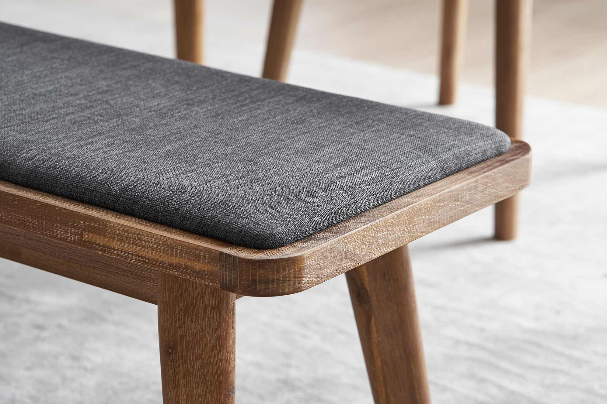 Seb Dining Table with Bench and 2 Chairs 8