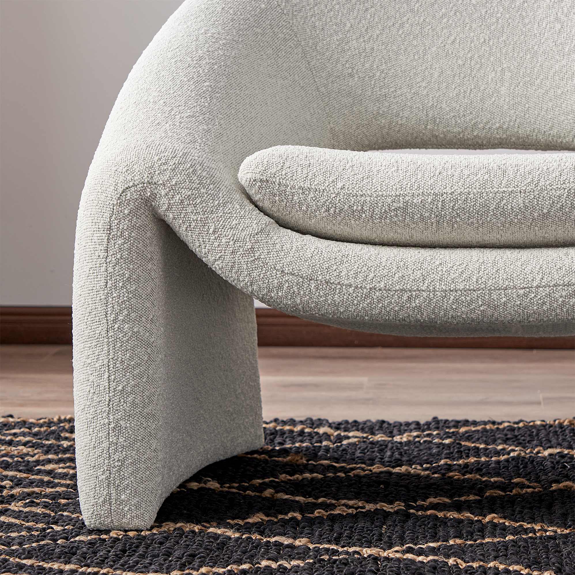 Sacha Performance Bouclé Armchair 6