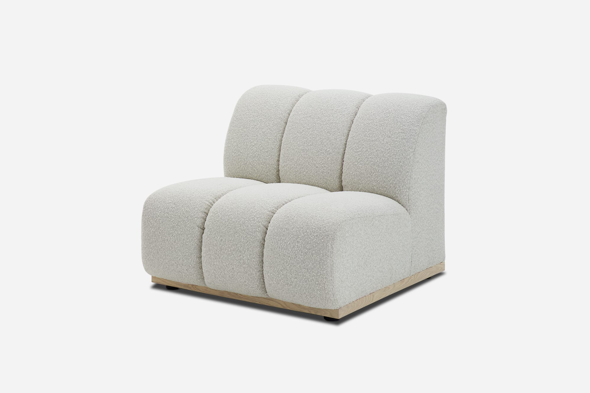 Marlow Performance Bouclé Armless Sofa 9