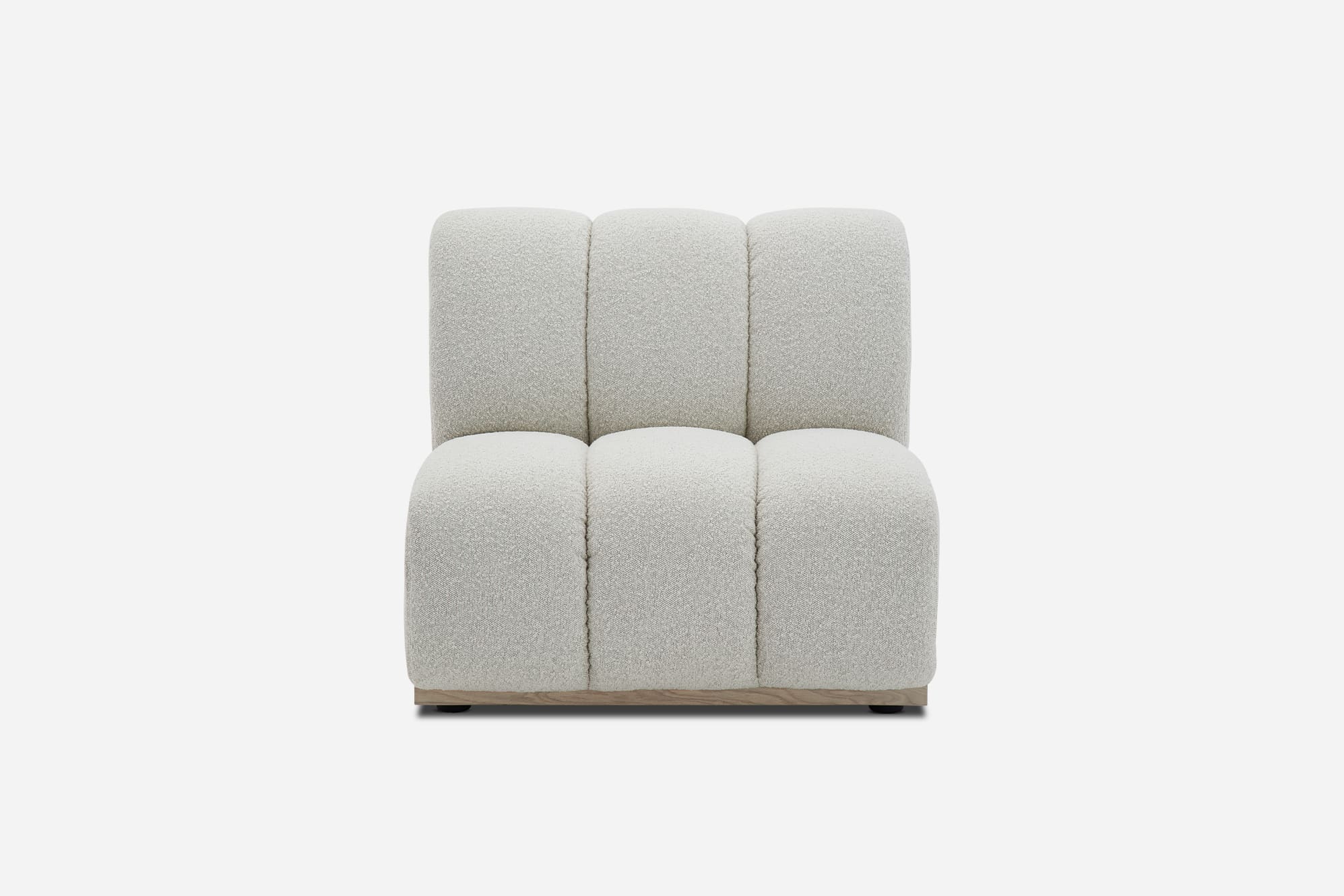 Marlow Performance Bouclé Armless Sofa 0