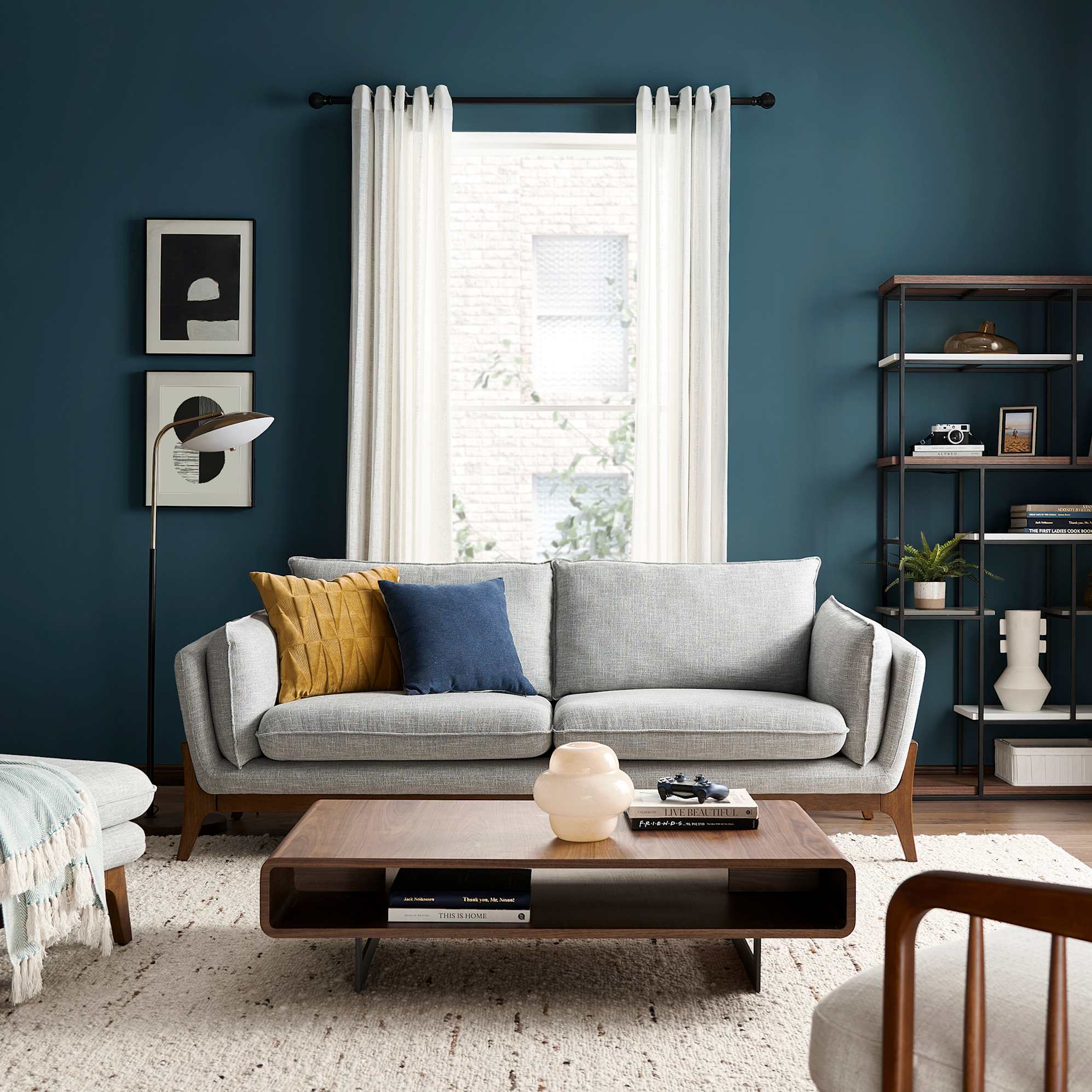 Remi 3 Seater Sofa with Ottoman 4