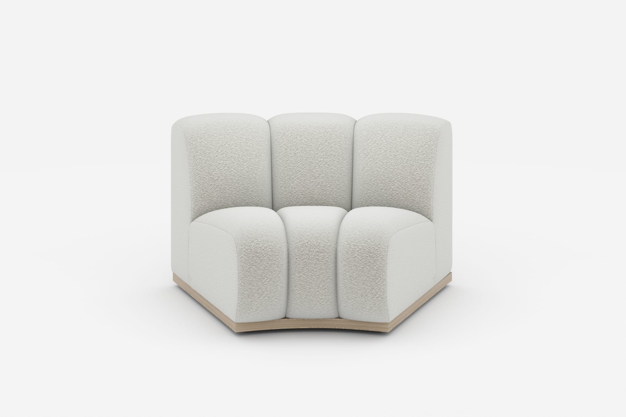 Marlow Performance Bouclé Wedge Sofa 1