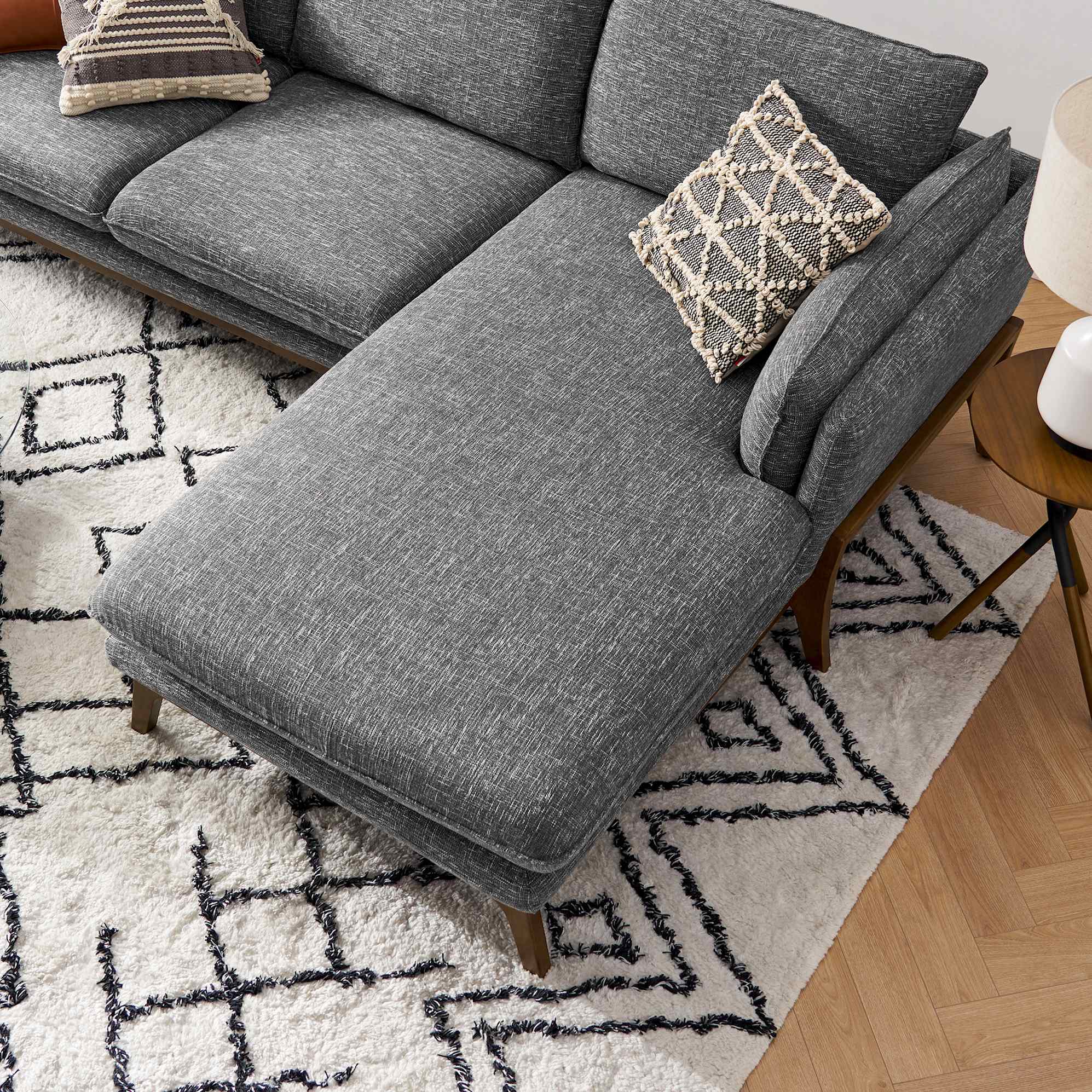 Remi Chaise Sectional Sofa with Ottoman 6