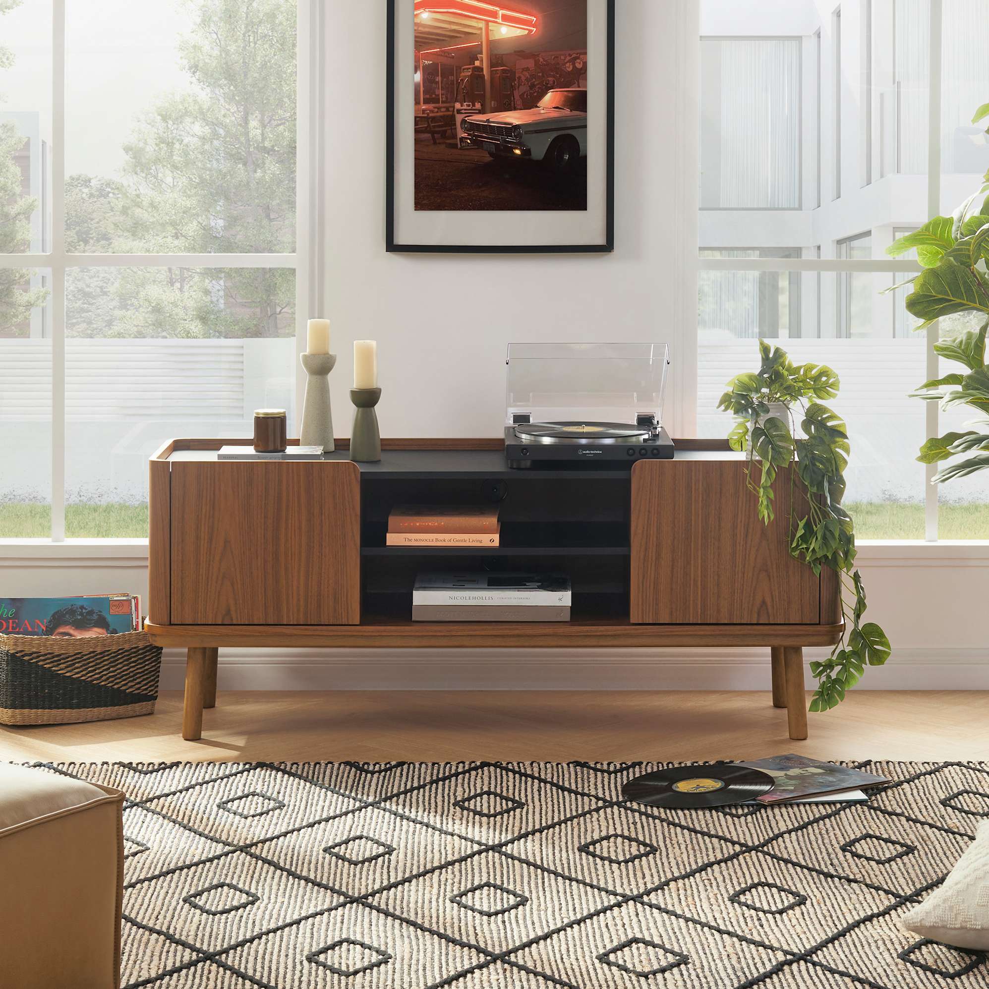 Strato TV Unit Walnut, 150cm 0