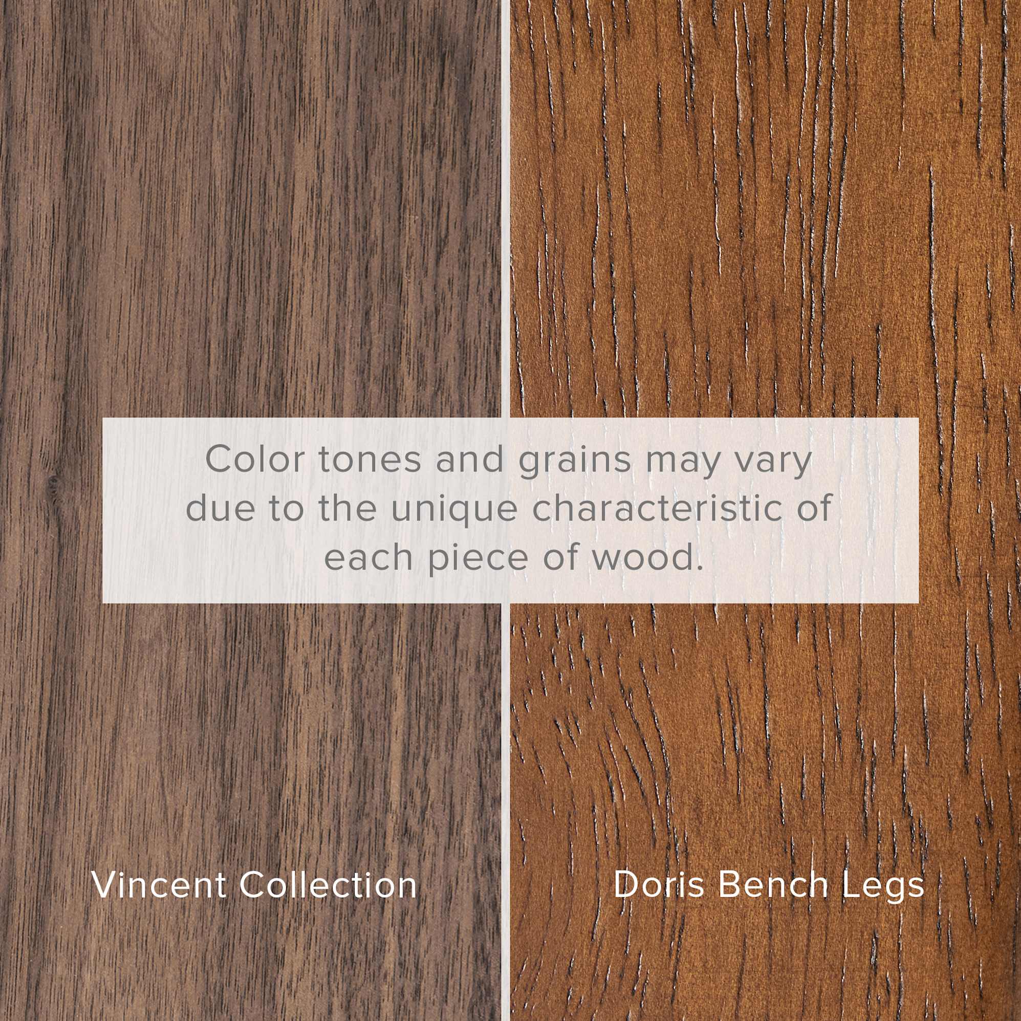 Vincent Dining Table with 2 Chairs, Walnut and Doris Bench 5