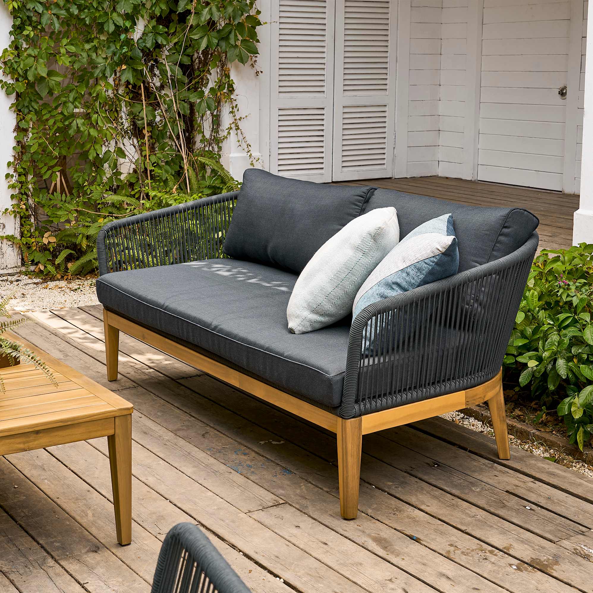 Maui Outdoor 2 Seater Sofa & 2 Lounge Chairs Set 3