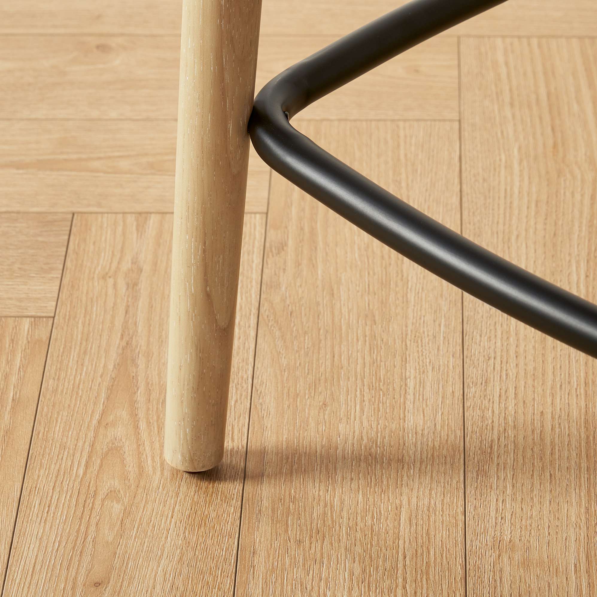 Edith Cane Bar Stool, White Wash 9