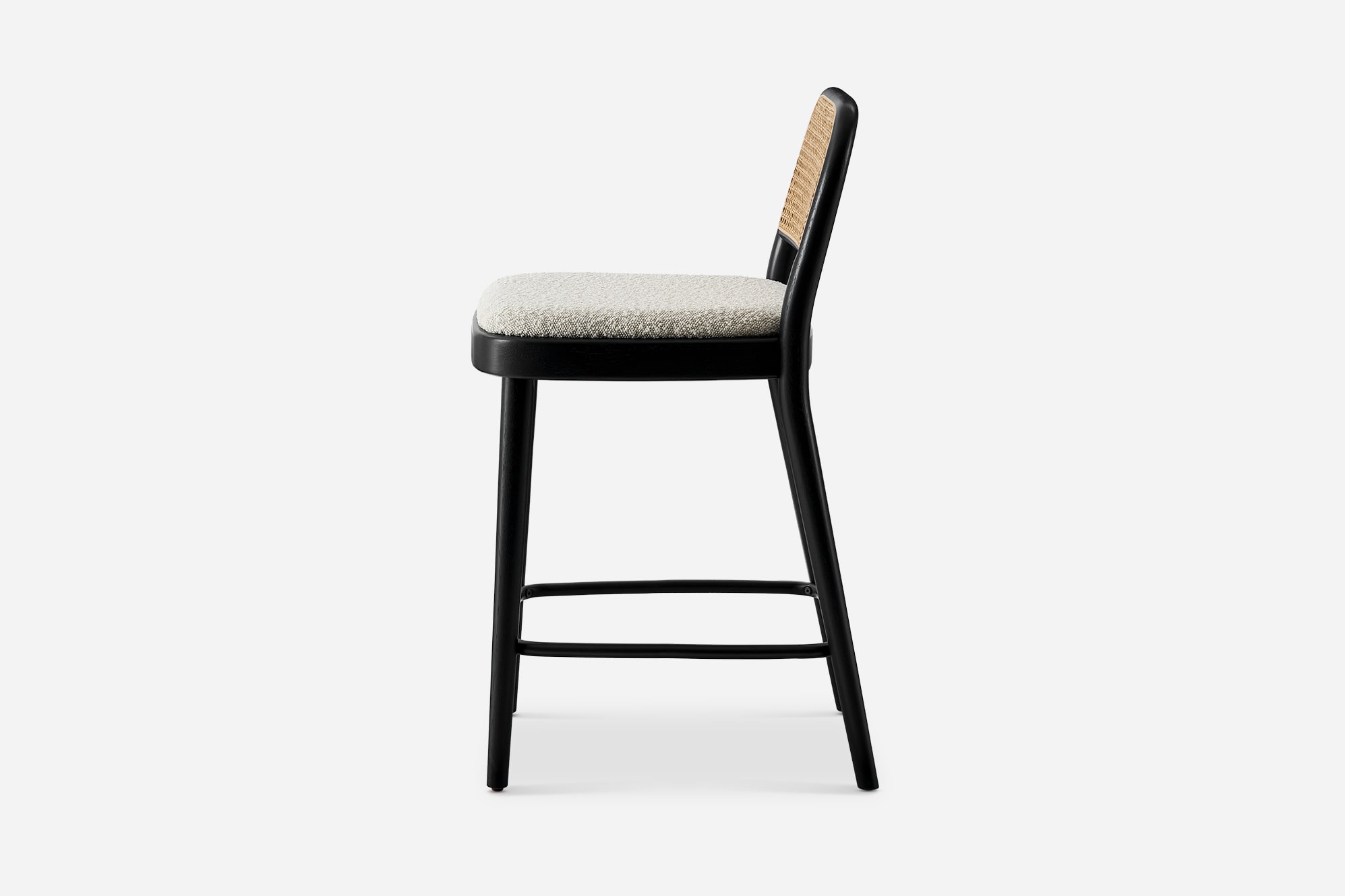 Edith Cane Counter Stool, Black 11