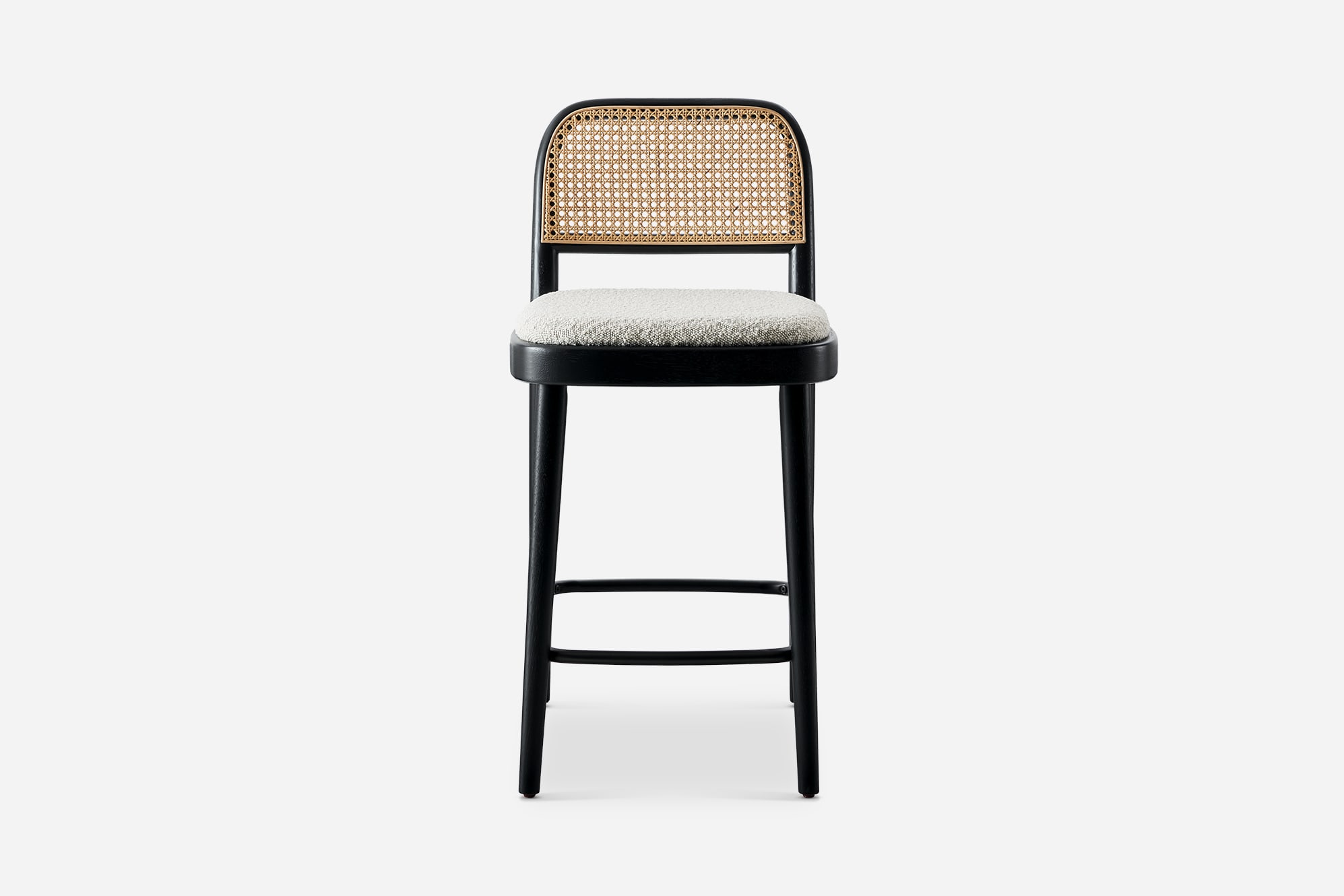 Edith Cane Counter Stool, Black 10