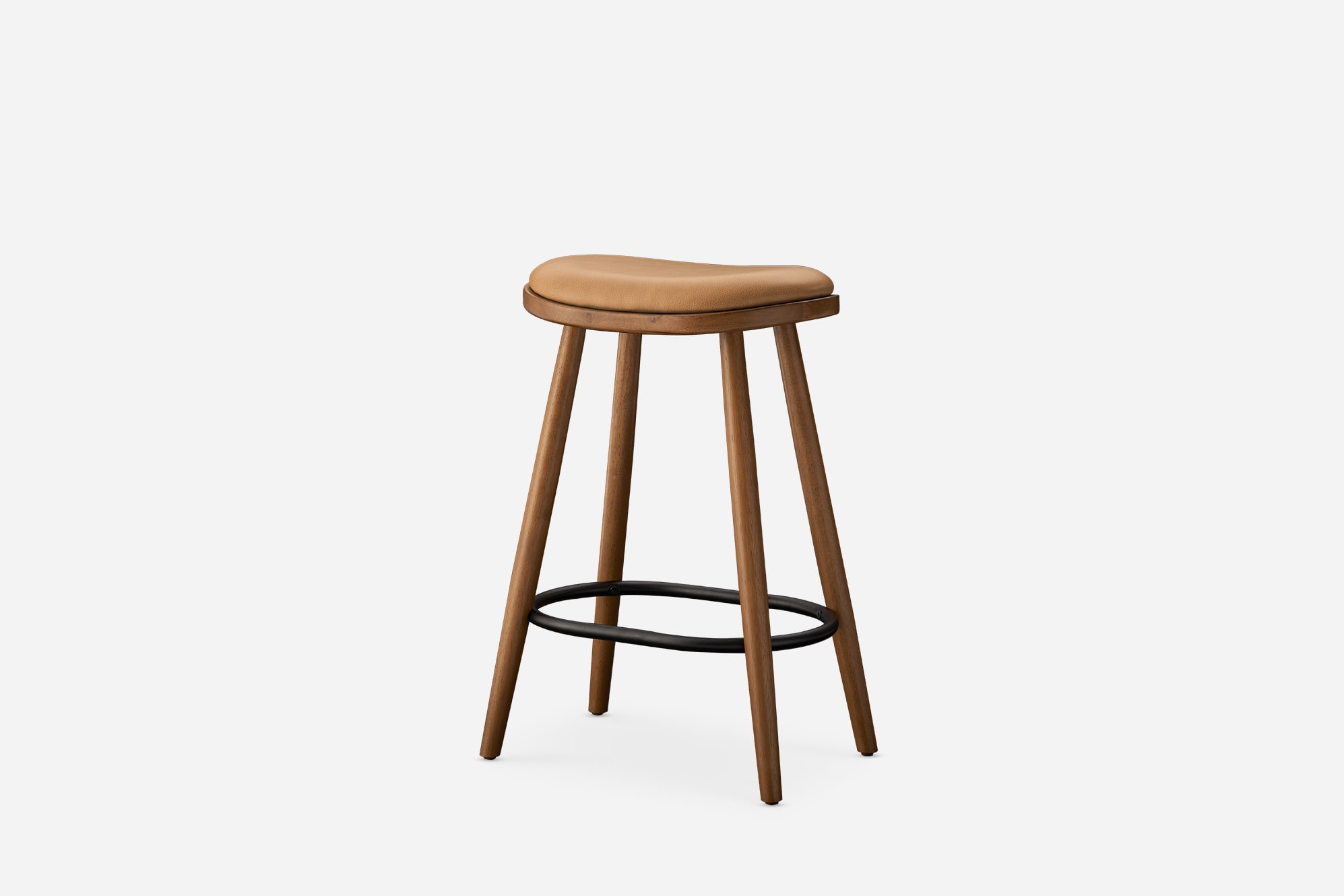 Abel Leather Counter Stool 1