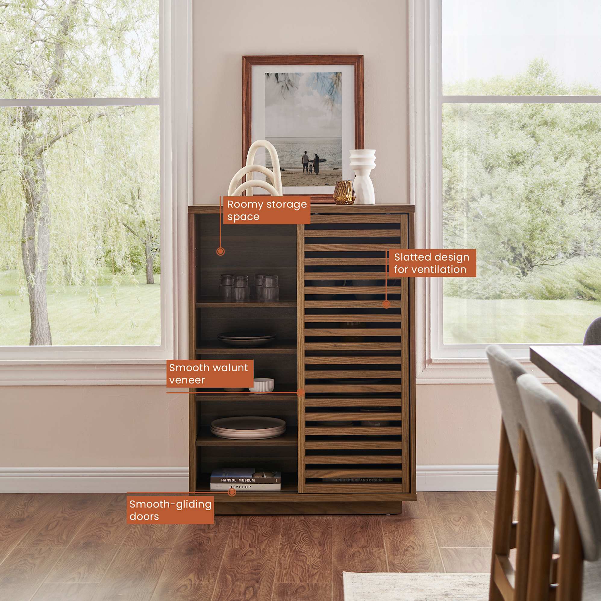 Luka Cabinet, Walnut 5