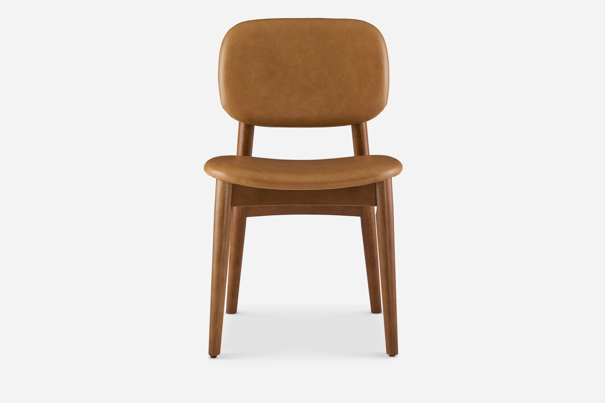 Kelsey Leather Chair, Walnut Stain 11
