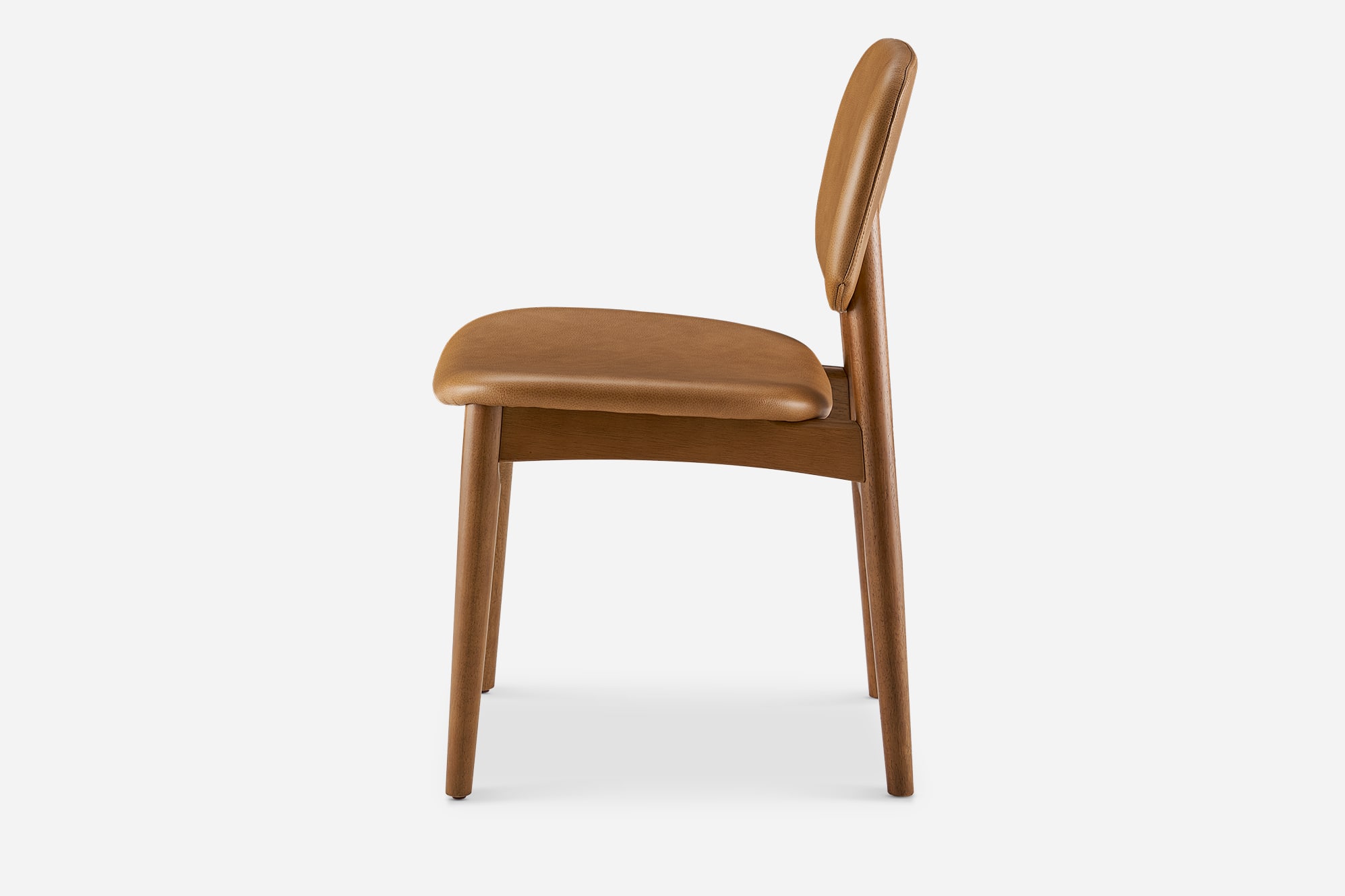 Kelsey Leather Chair, Walnut Stain 12