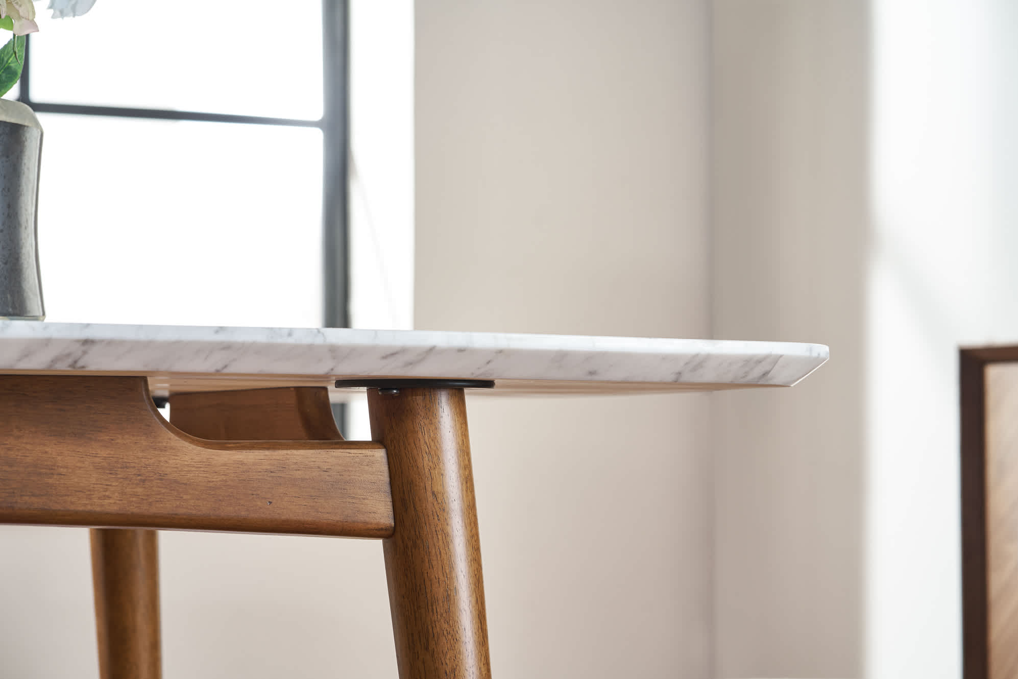 Kelsey Marble Dining Table with Austen Chair Set 9