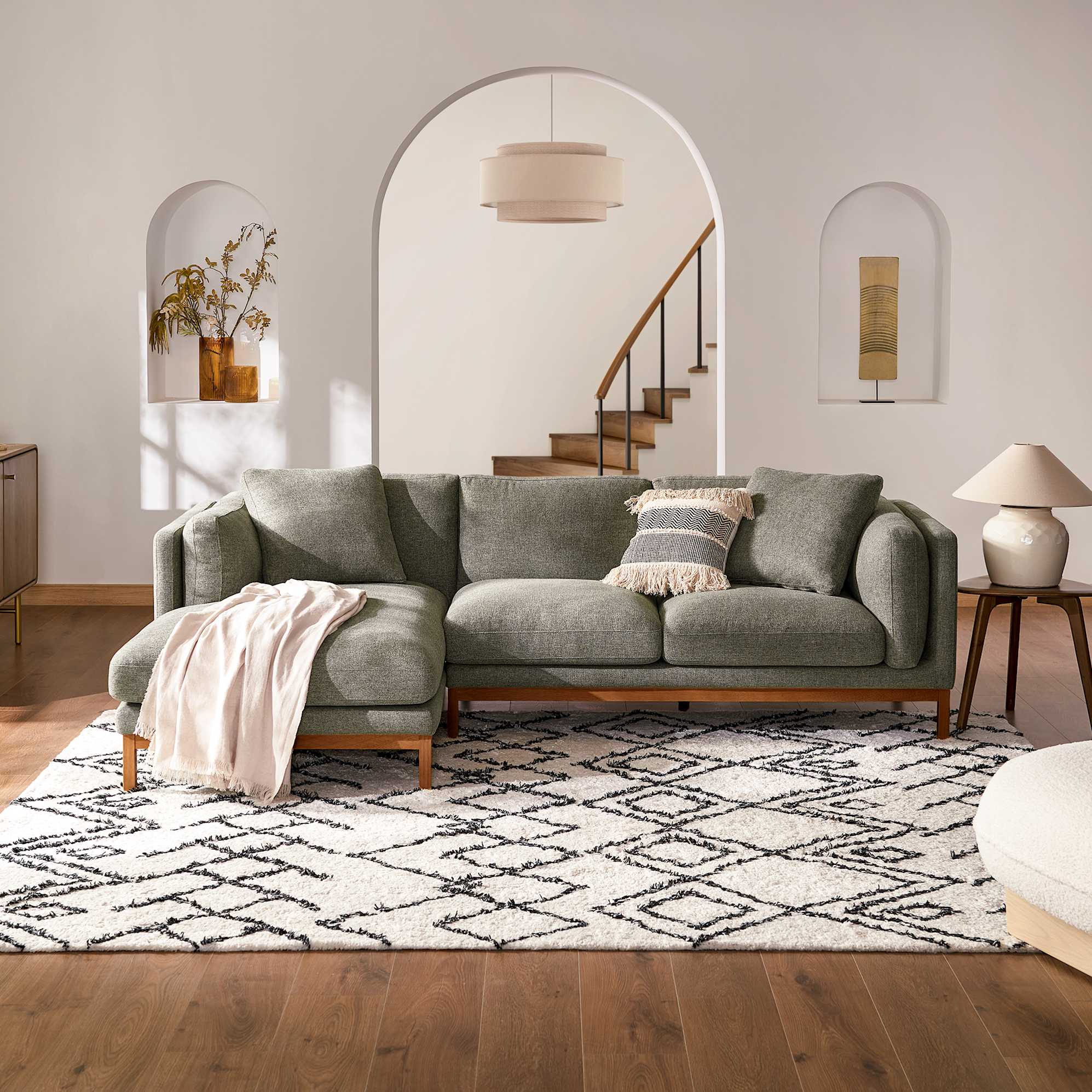 Owen Chaise Sectional Sofa 0